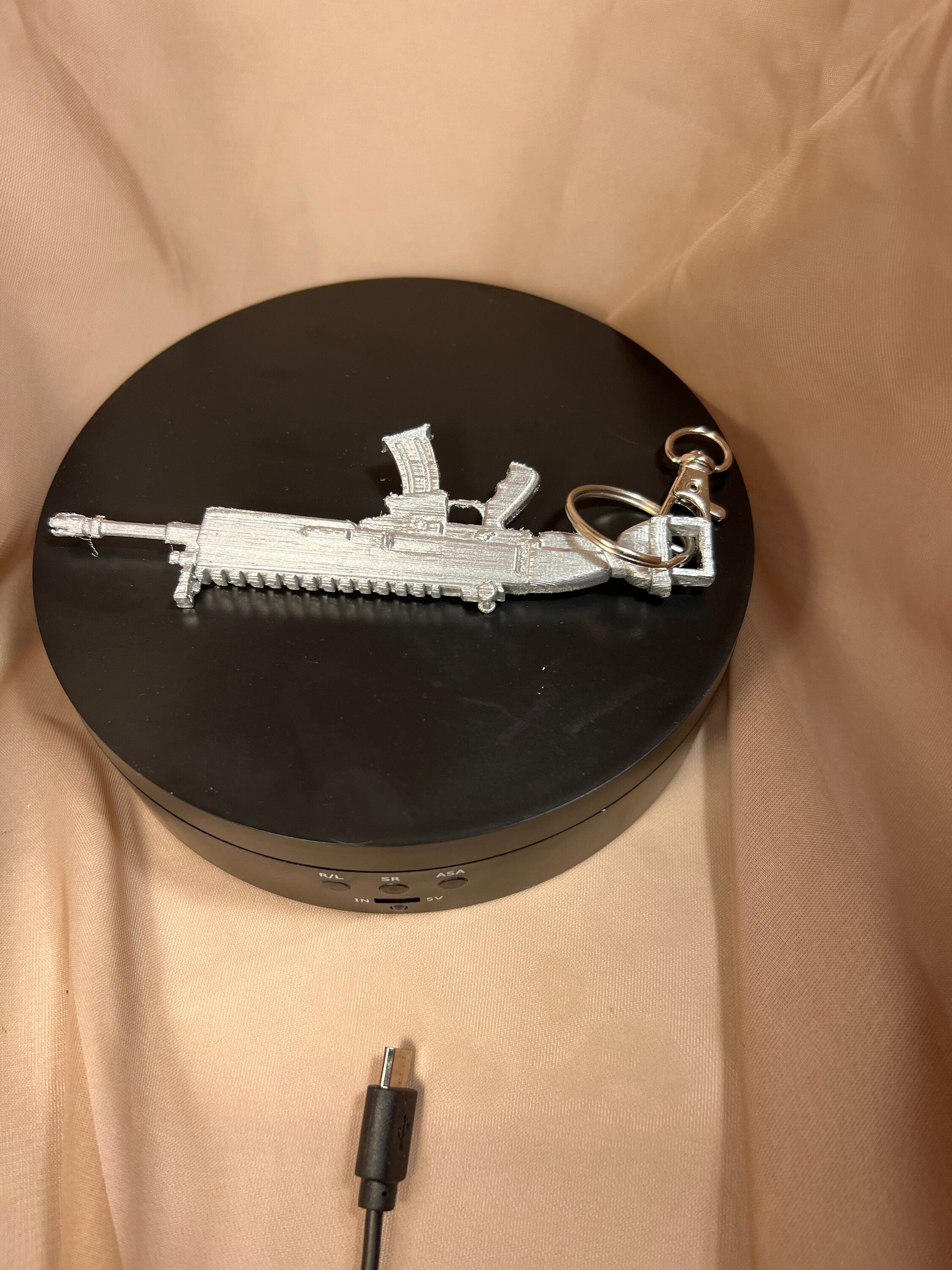 Machine Gun Keychain