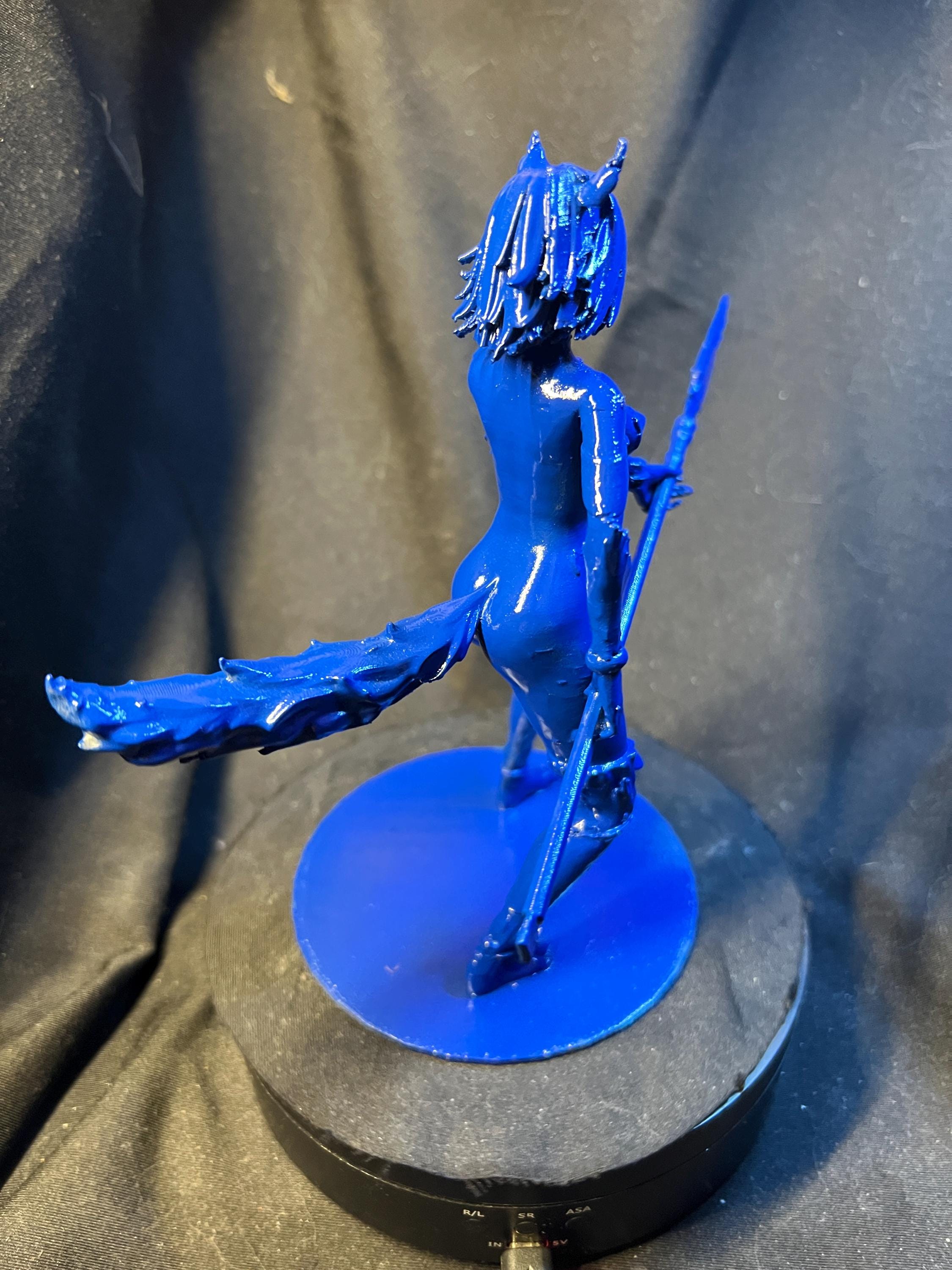 Fox Warrior Huntress with Spear – Fierce Fantasy Figure
