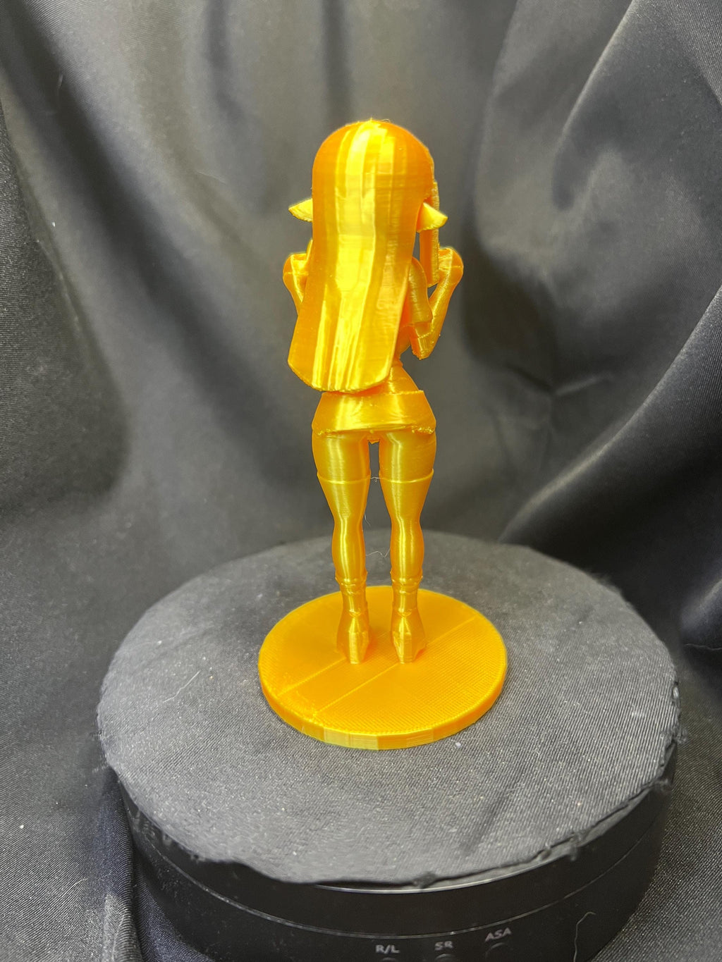 3D Printed Whimsical Gnome Woman Character Model – Fantasy Collectible Figurine