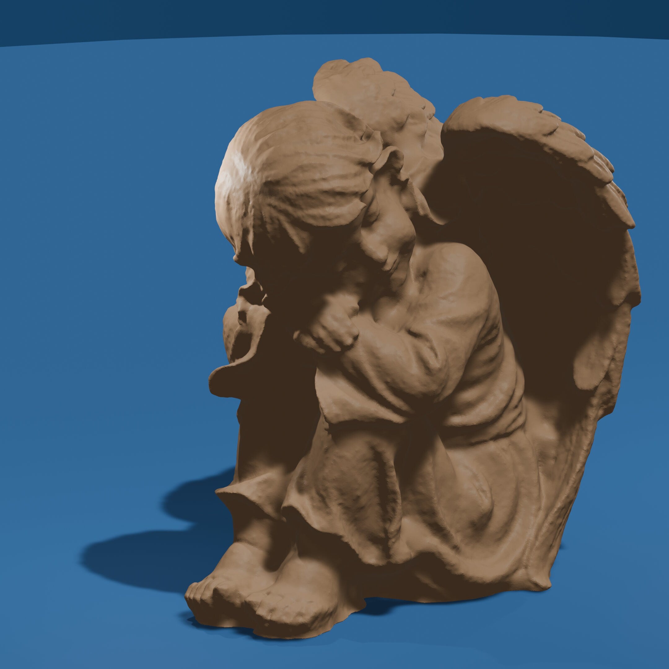 Angel Figure / Christmas Ornament /Sweet Cherub Figure
