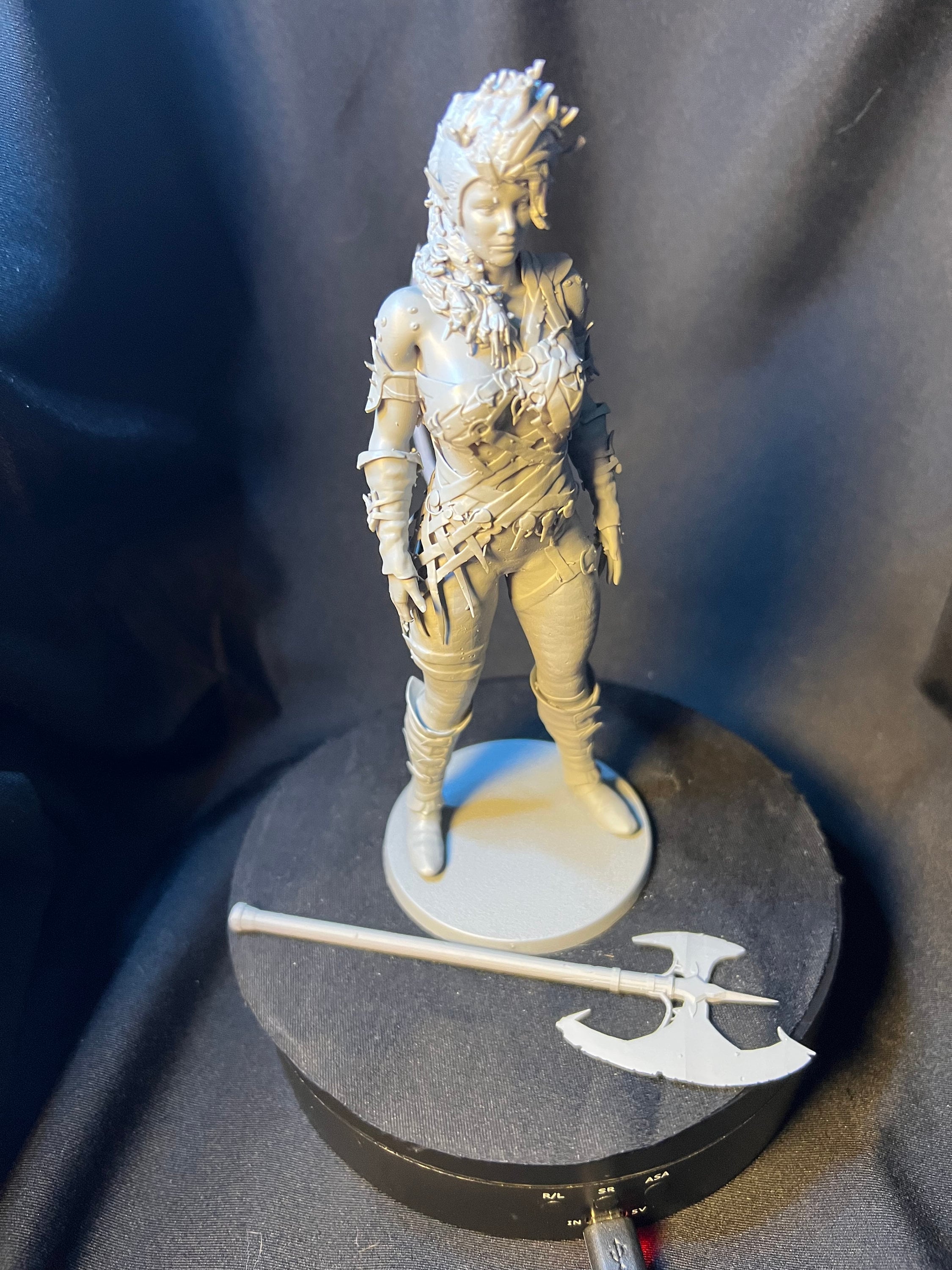 Karlach from Baldurs Gate 3 Figure /  Tiefling Barbarian Figurine