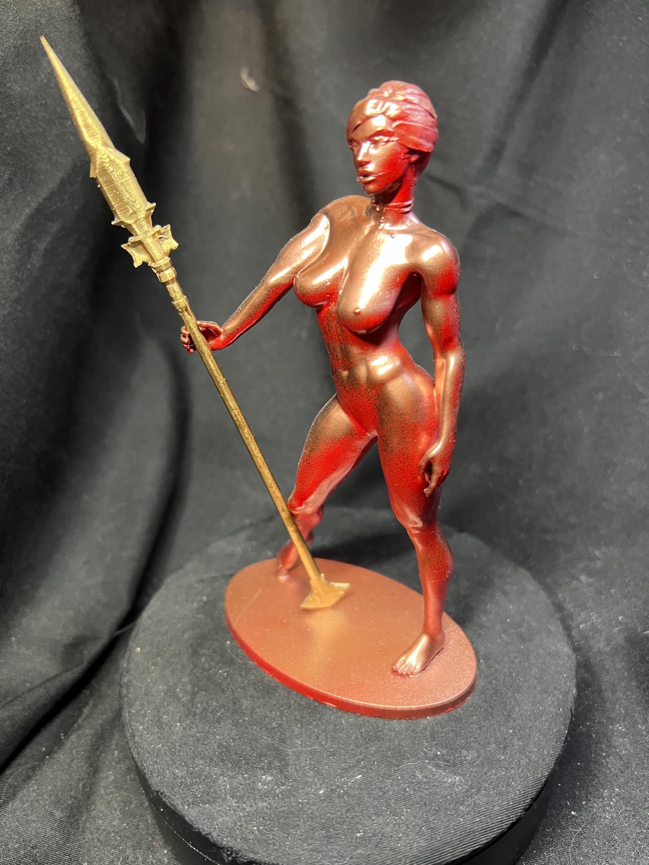 Enchantress of the Spear | Sexy Warrior Woman Model | NSFW Fantasy Figure