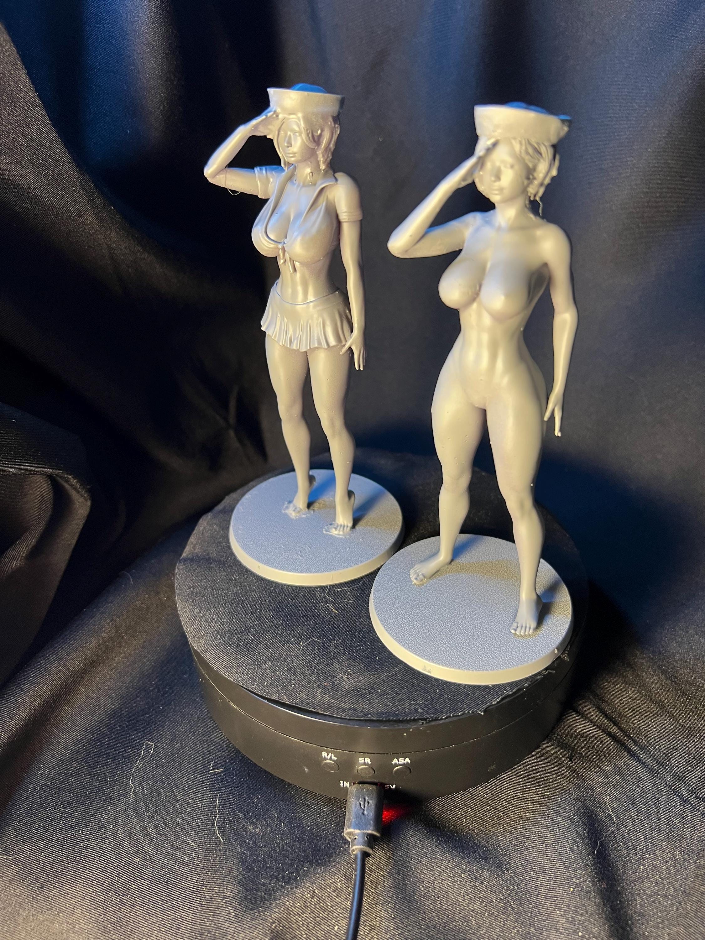 Sexy Sailor Woman Figure / Clothed or Nude Model