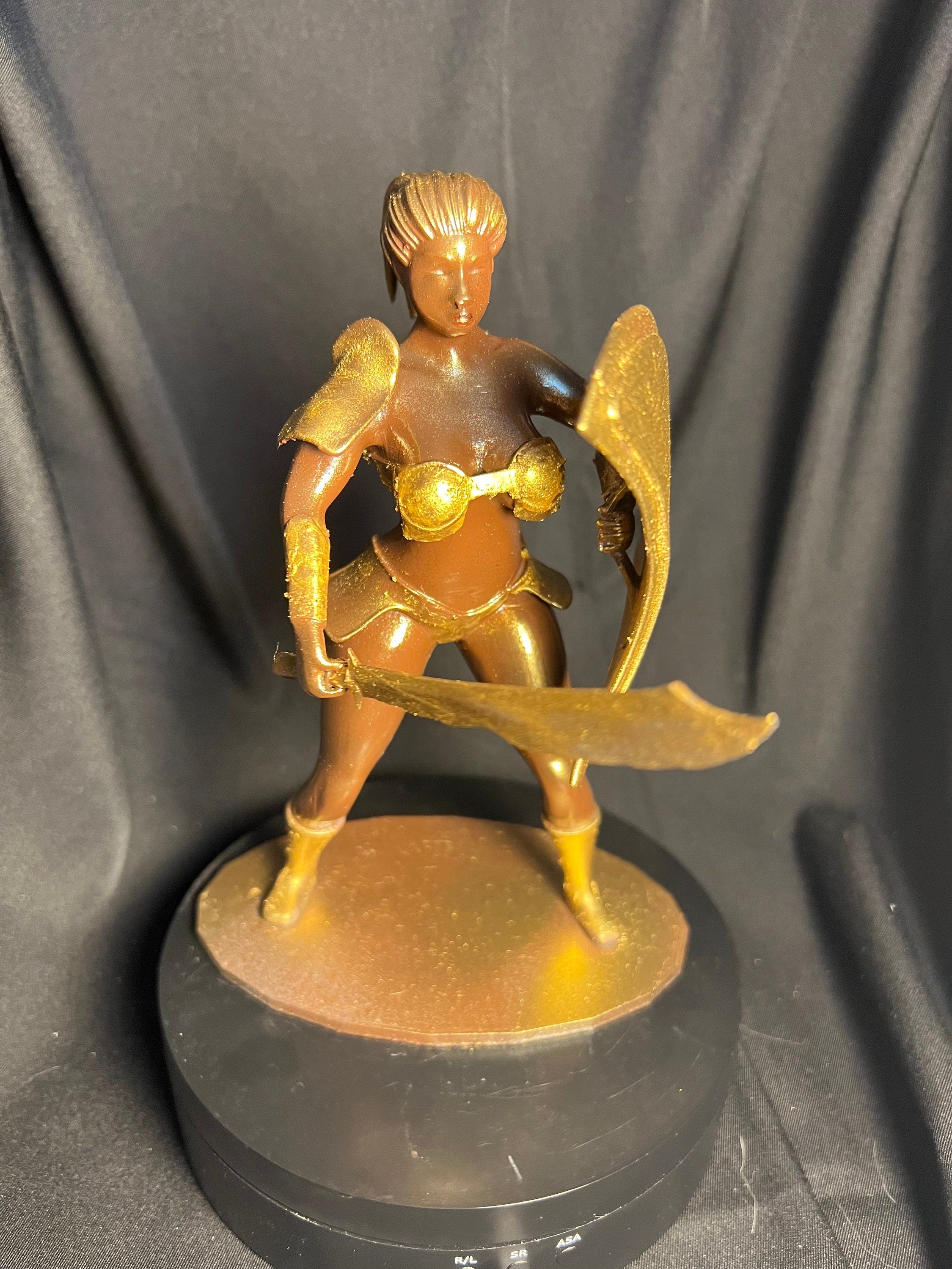 African Warrior Woman / Fierce Fighter Girl