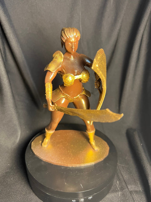 African Warrior Woman / Fierce Fighter Girl