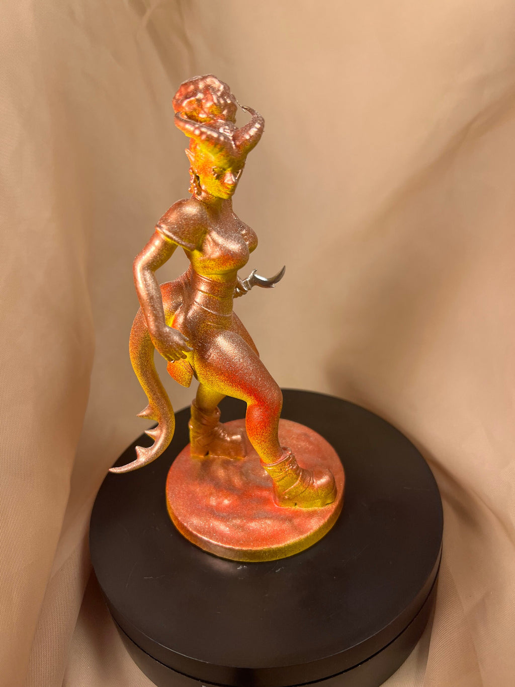 Tiefling Mage Figure / Fantasy Minature