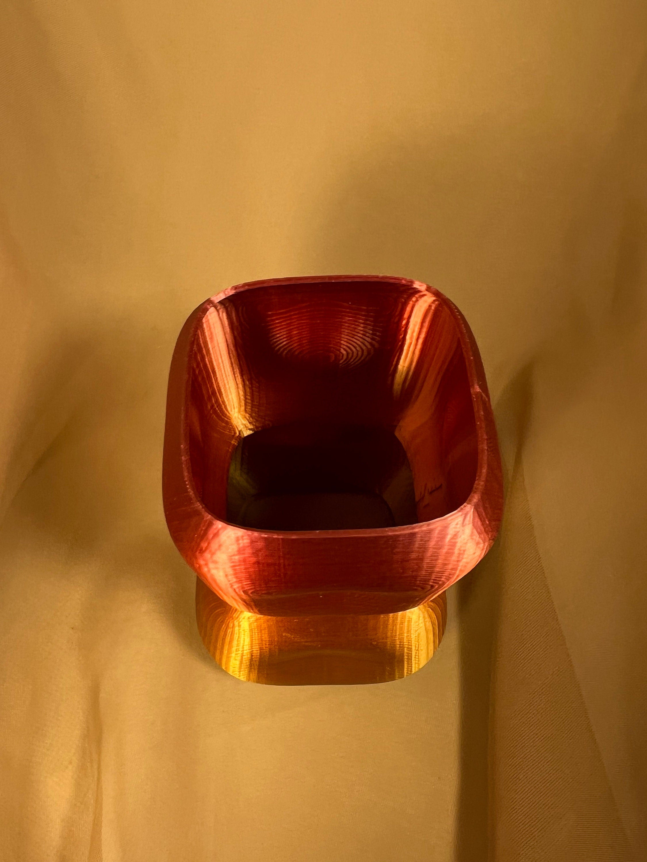 Rounded Cubes Pencil Holder / Brush Holder