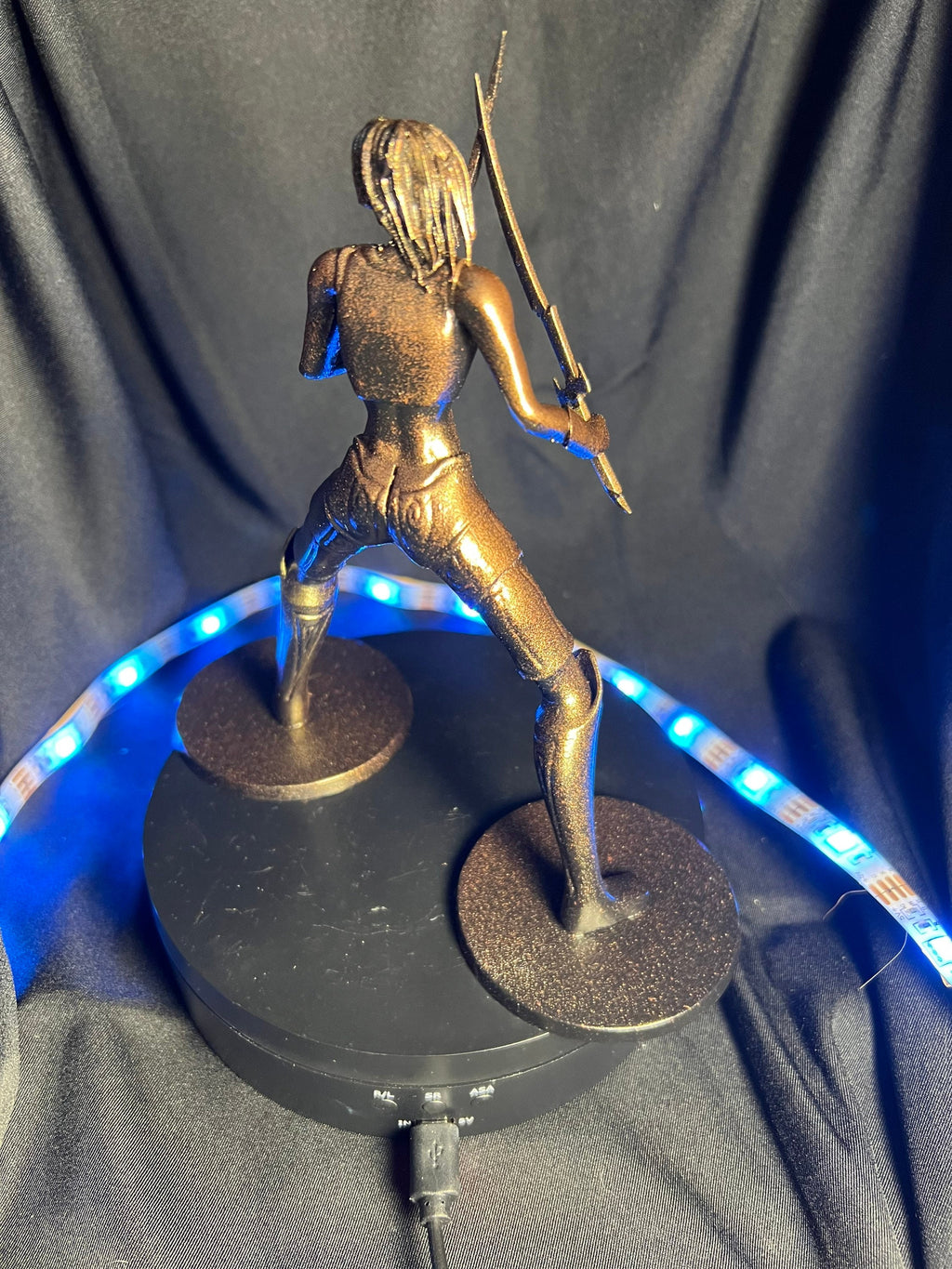 Dark Elf Warrior / Fantasy Elf Woman Figure