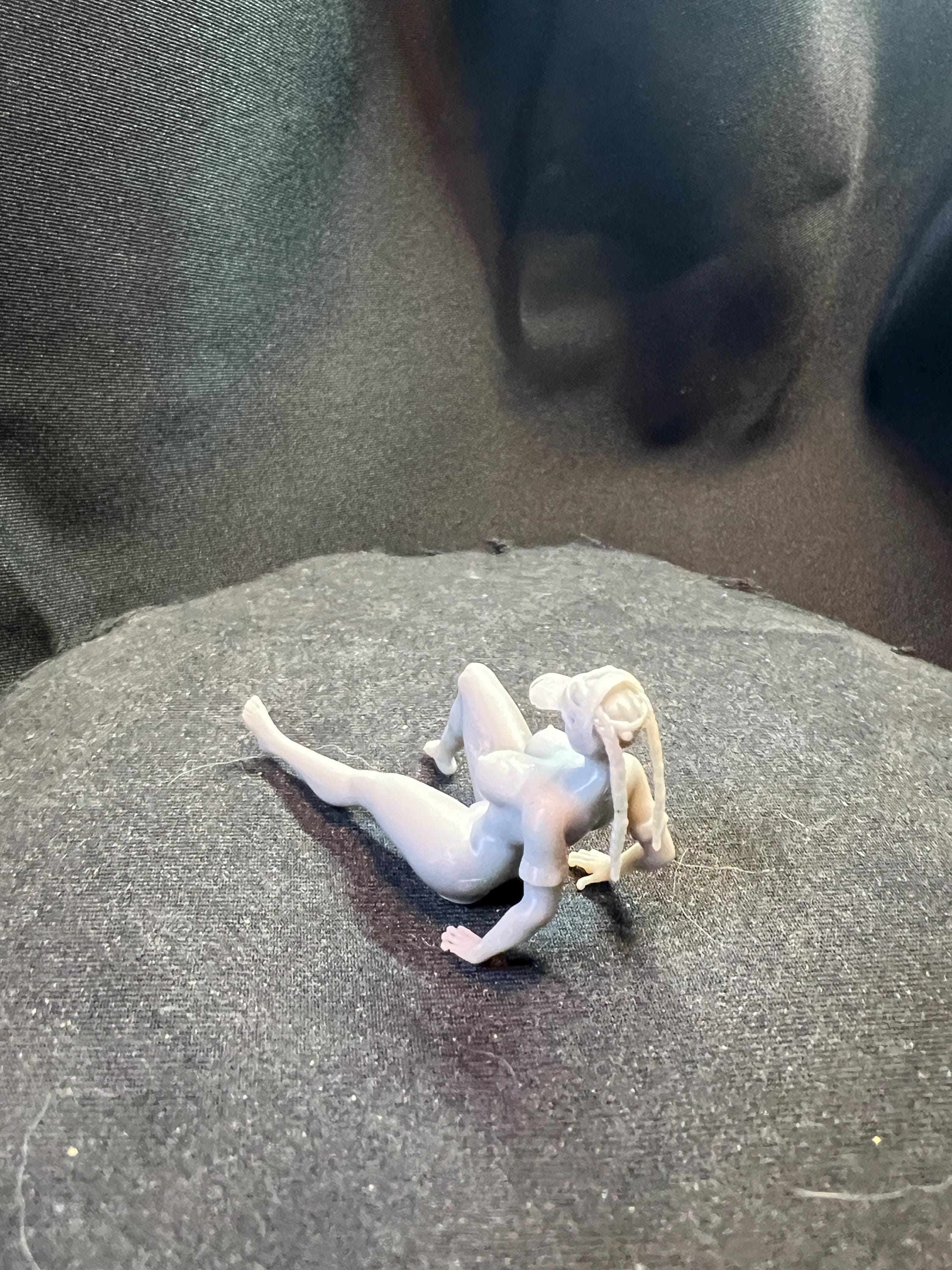 Curvy Nude Woman Loba Reclining