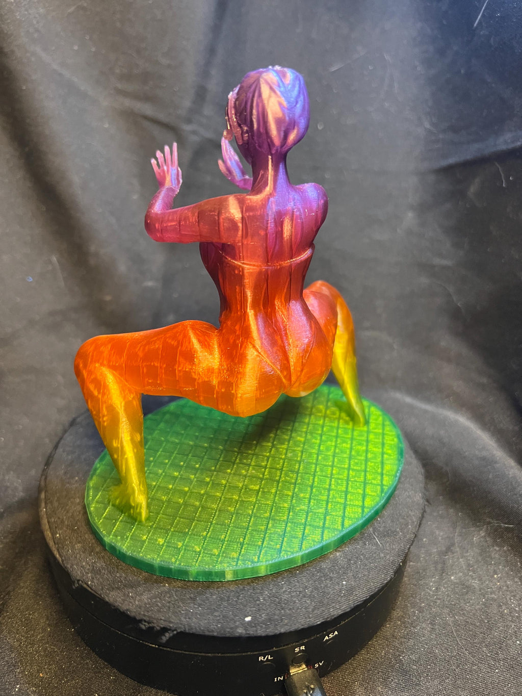 Thick Woman Performing a Kata