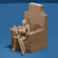 Warrior Queen Reclining figure