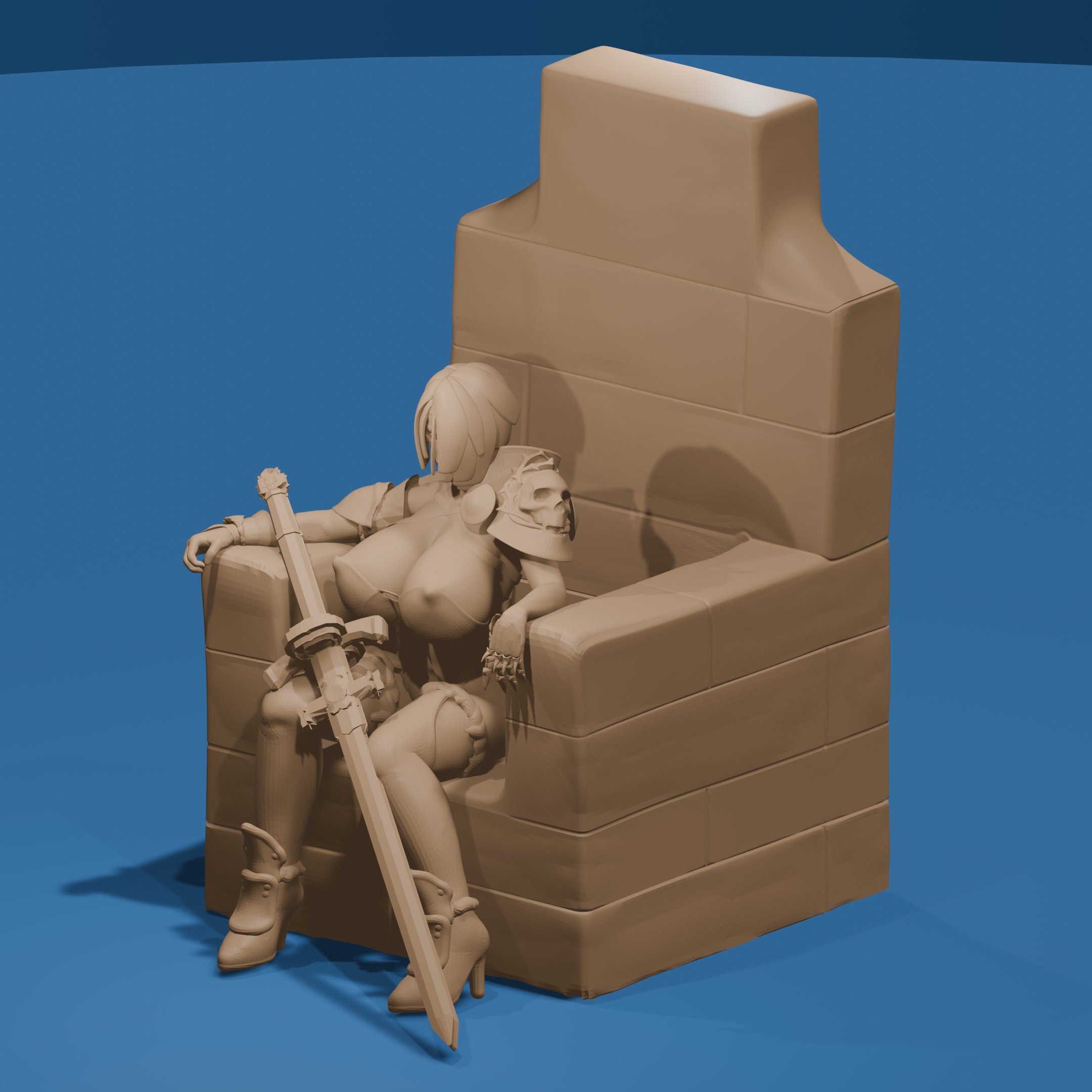 Warrior Queen Reclining figure
