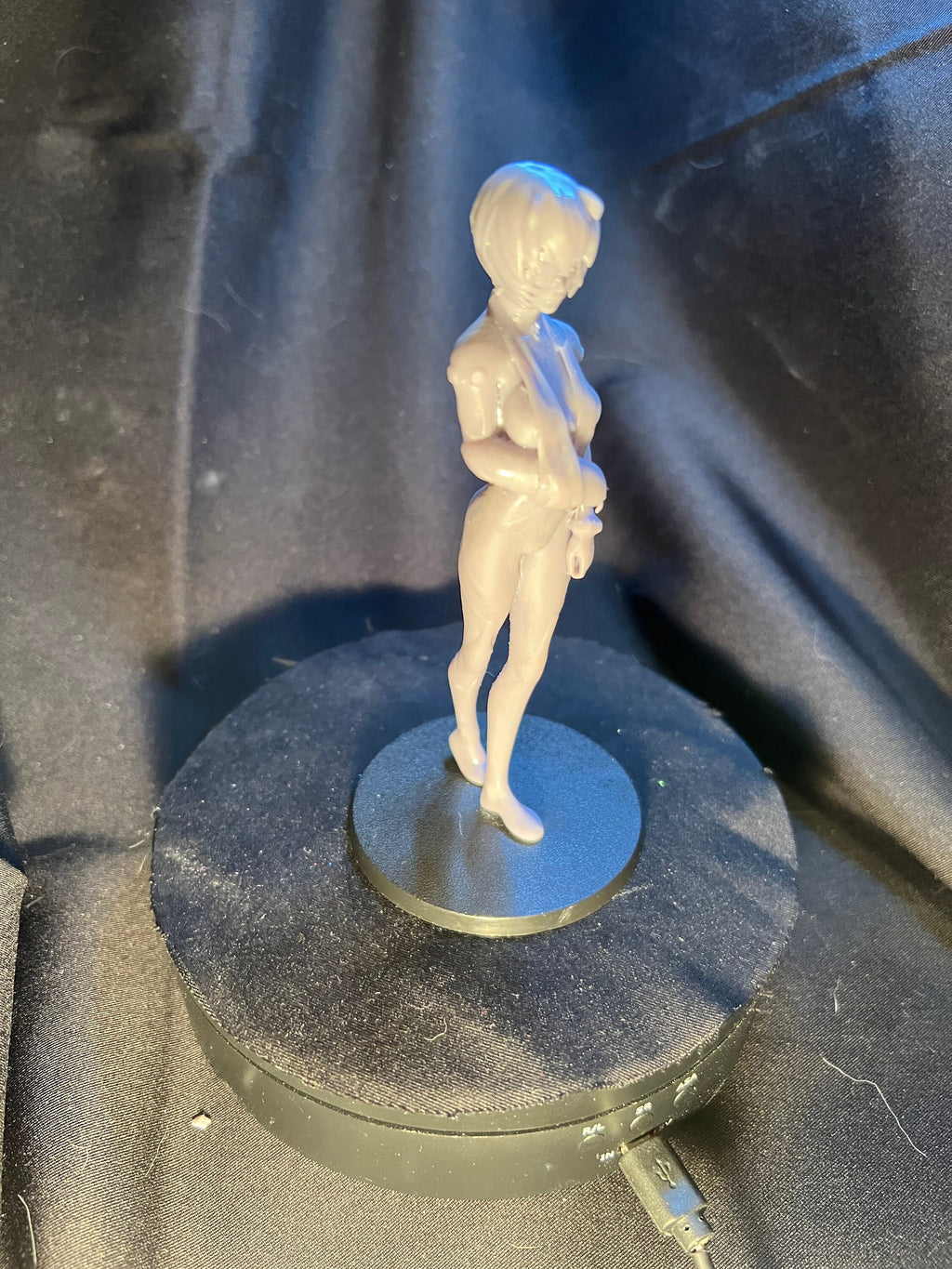 Injured Anime Woman Figurine