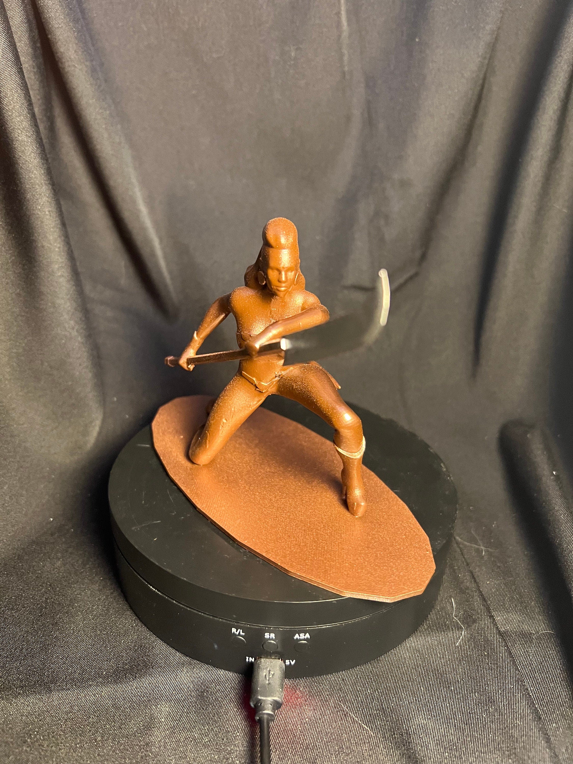 Warrior Woman with a Spear Figure