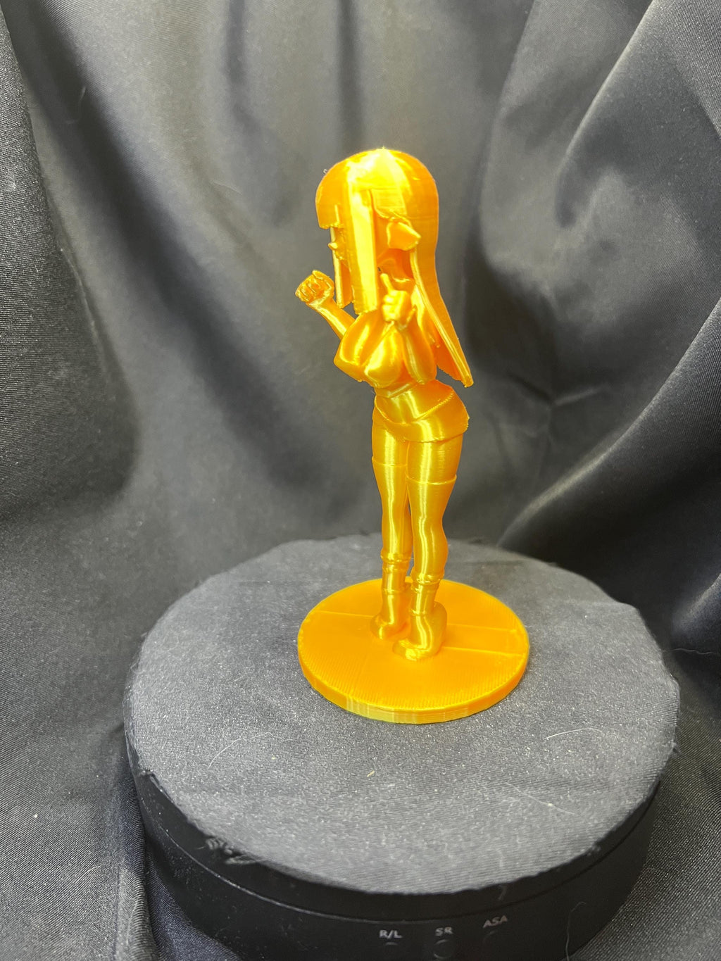 3D Printed Whimsical Gnome Woman Character Model – Fantasy Collectible Figurine
