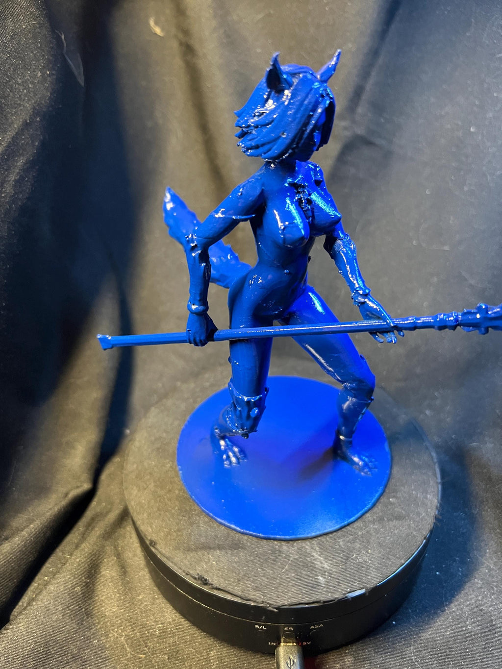 Fox Warrior Huntress with Spear – Fierce Fantasy Figure