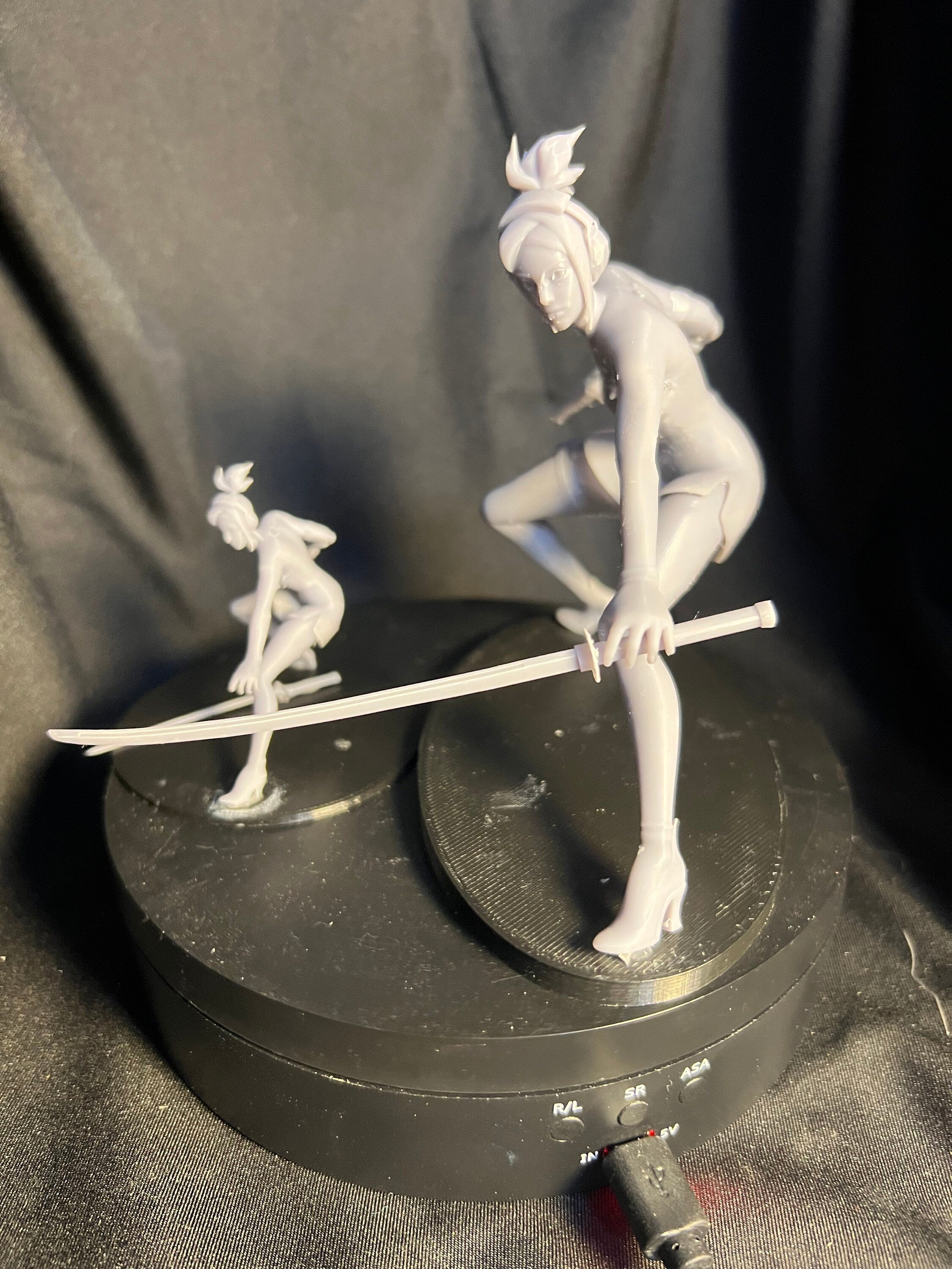 Cyborg Ninja Woman / Future Fantasy Warrior Figure