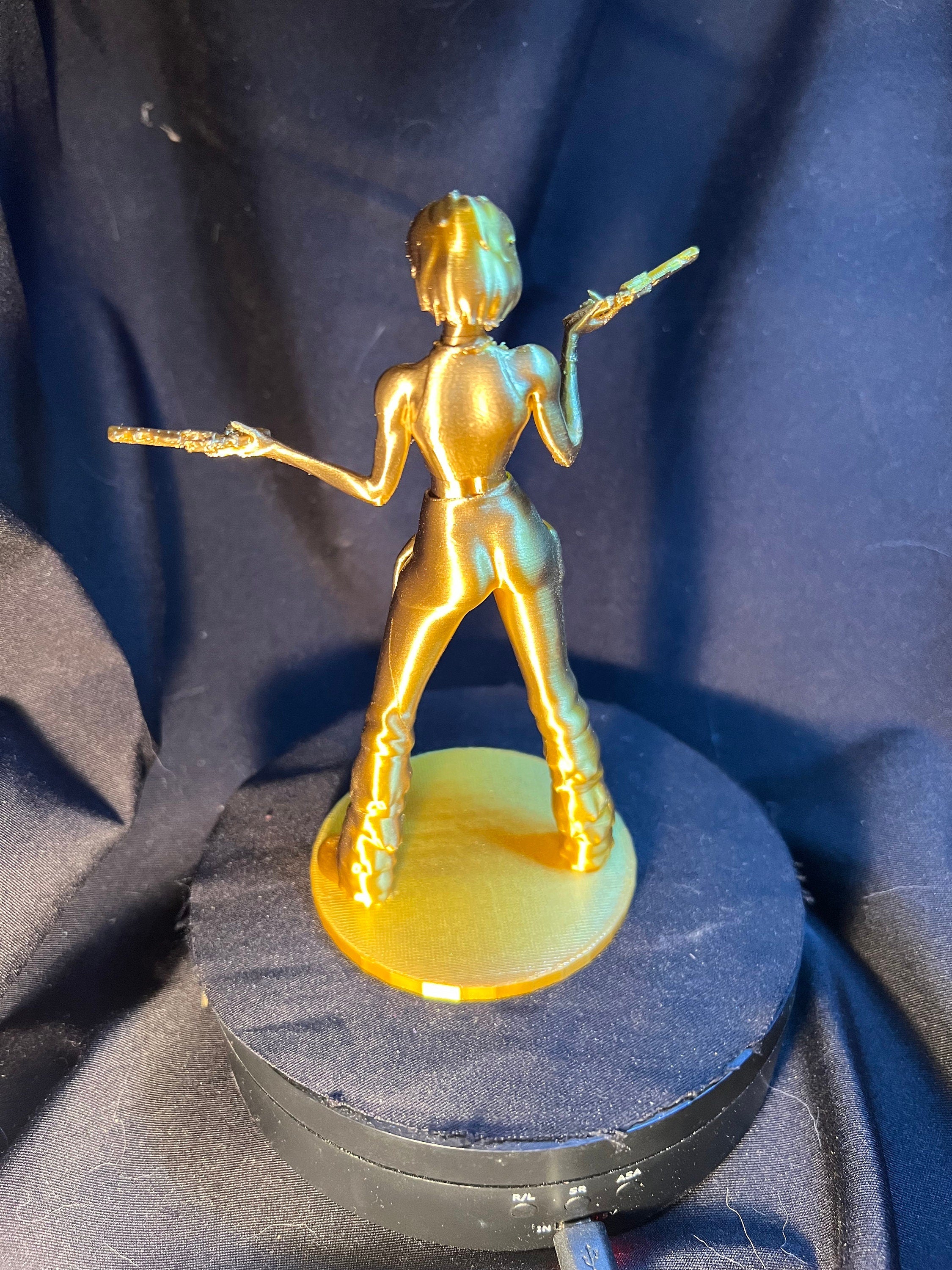 Anime Gun Girl Figurine, Dual Pistol Warrior