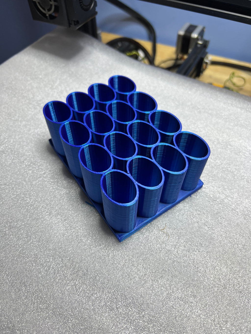 Acrylic Paint Tube Holder: 16 Slot Organizer. For 12 ml / .4 oz tubes.