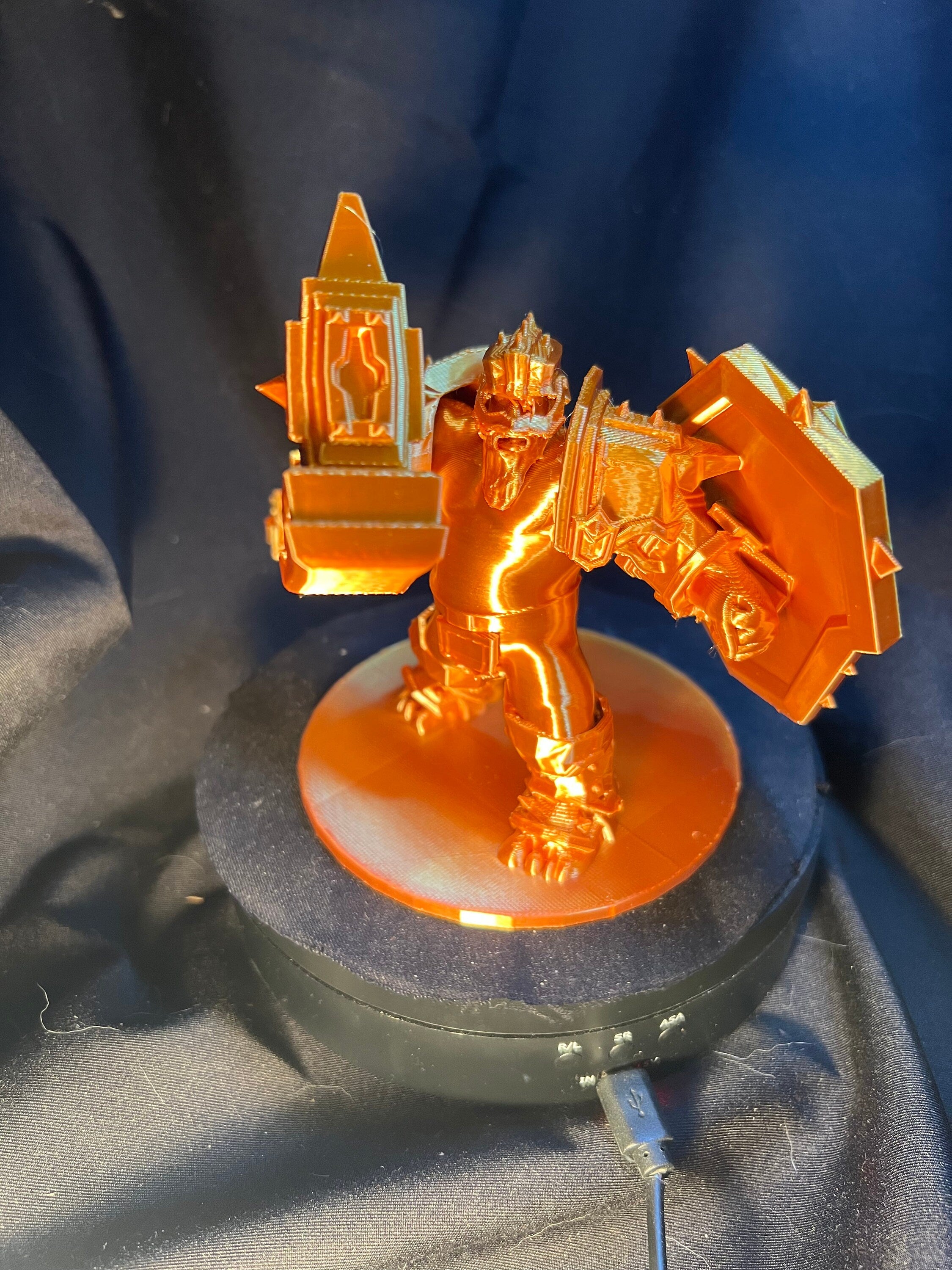 Dwarf Warrior Minature / Fantasy Dwarven Warrior Figure