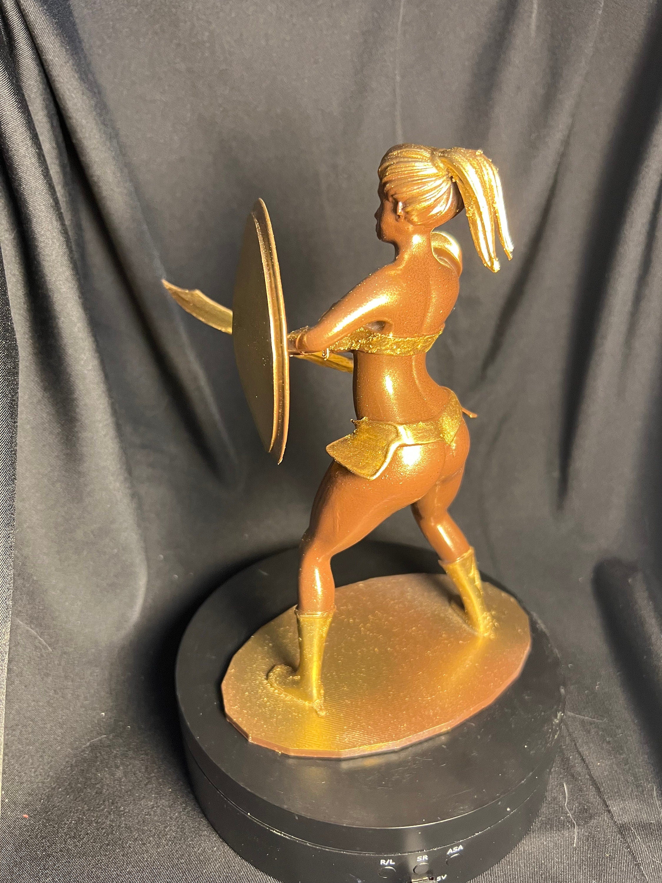 African Warrior Woman / Fierce Fighter Girl
