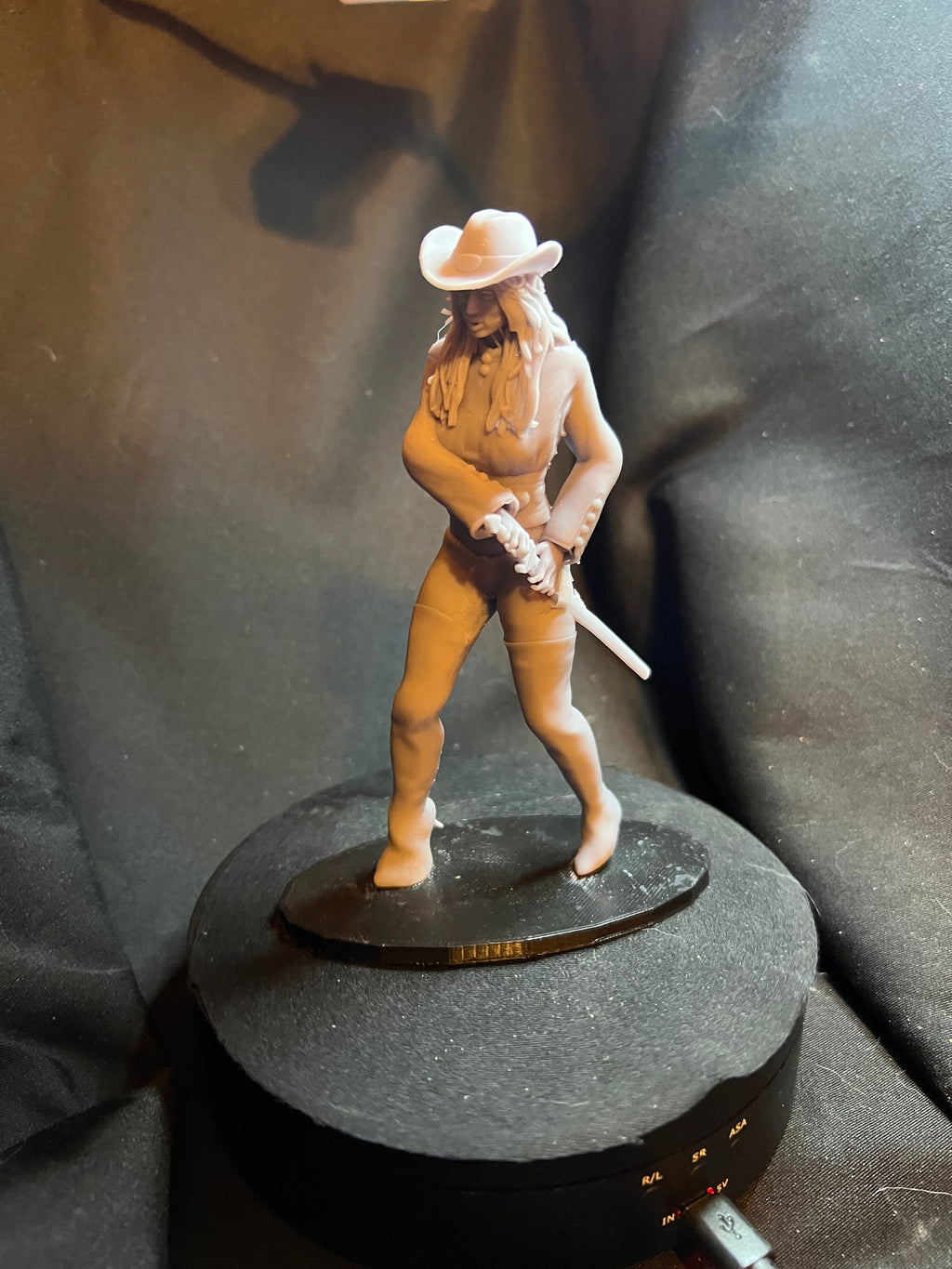 Swashbuckling Girl Figure / Pirate Woman Model