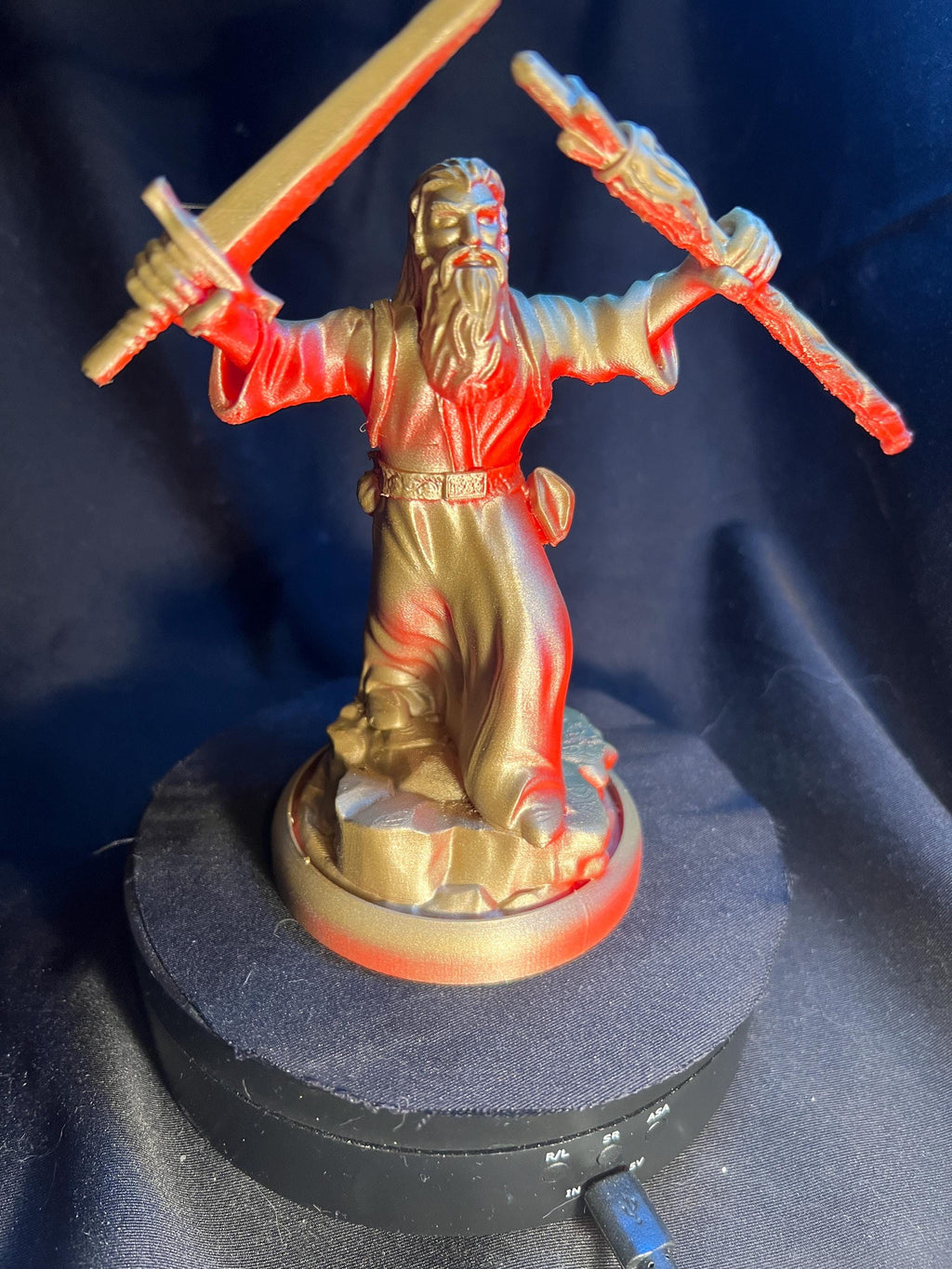 Fantasy Wizard Figure / Dungeons and Dragons Mage Model