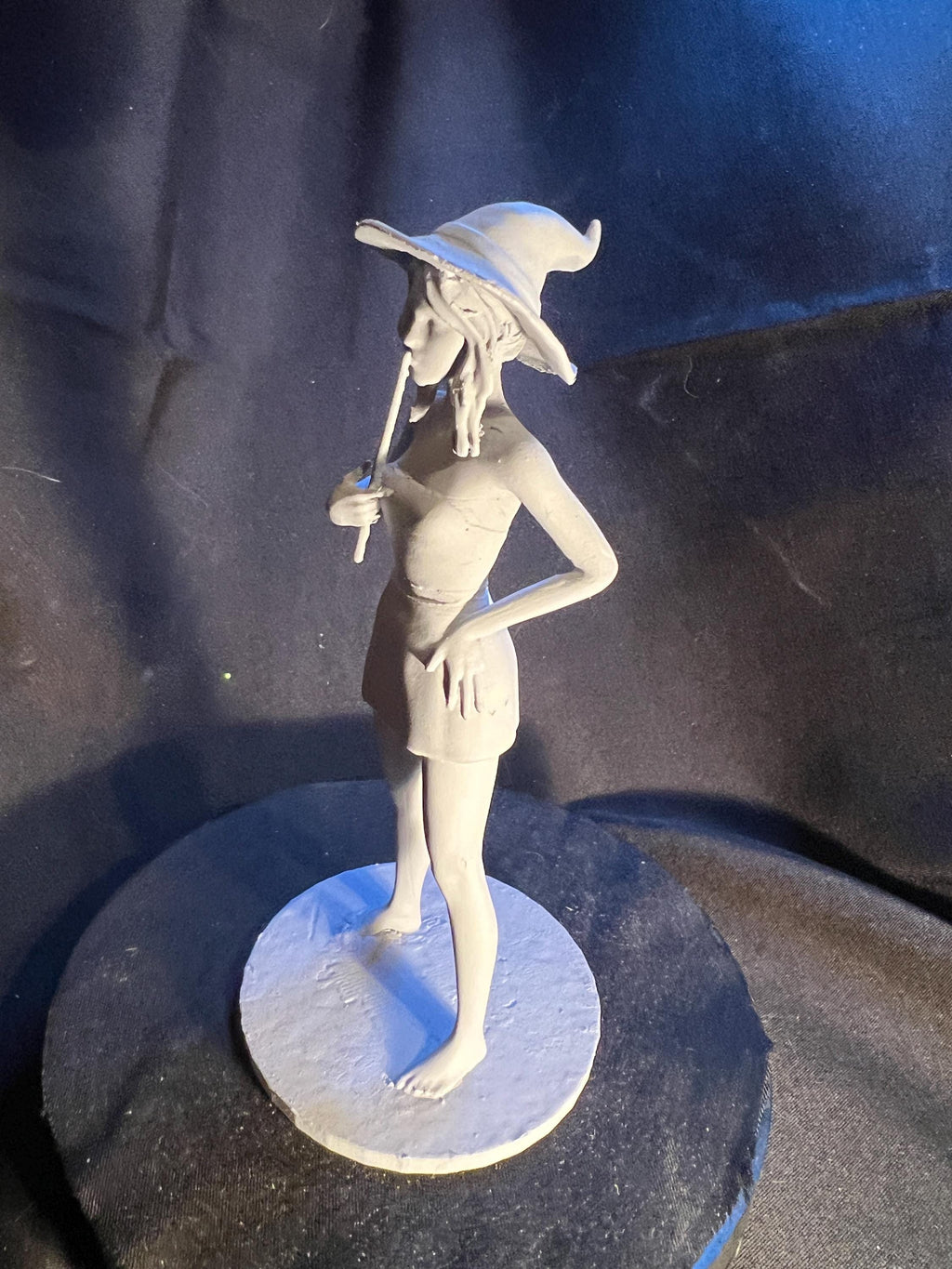 Seductive Witch with Wand