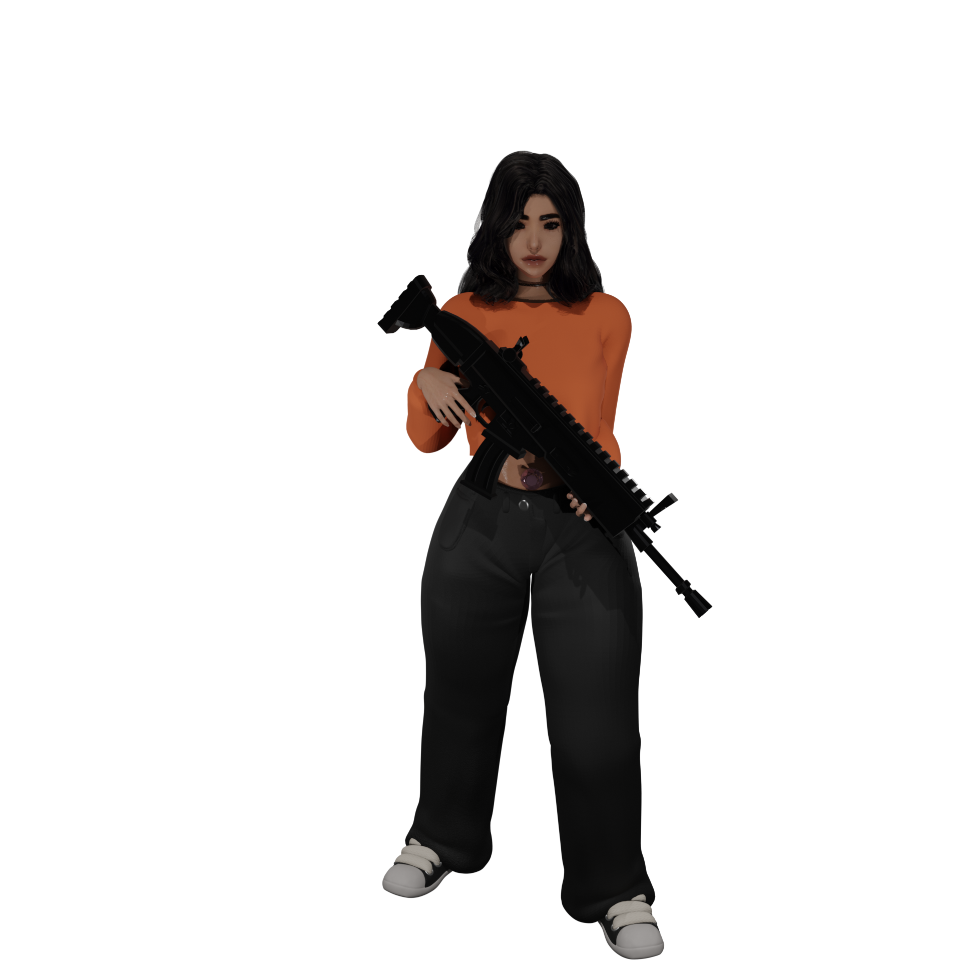 Insurgent Fighter Woman