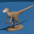 Velociraptor Figure, Dinosaur Pencil Holder