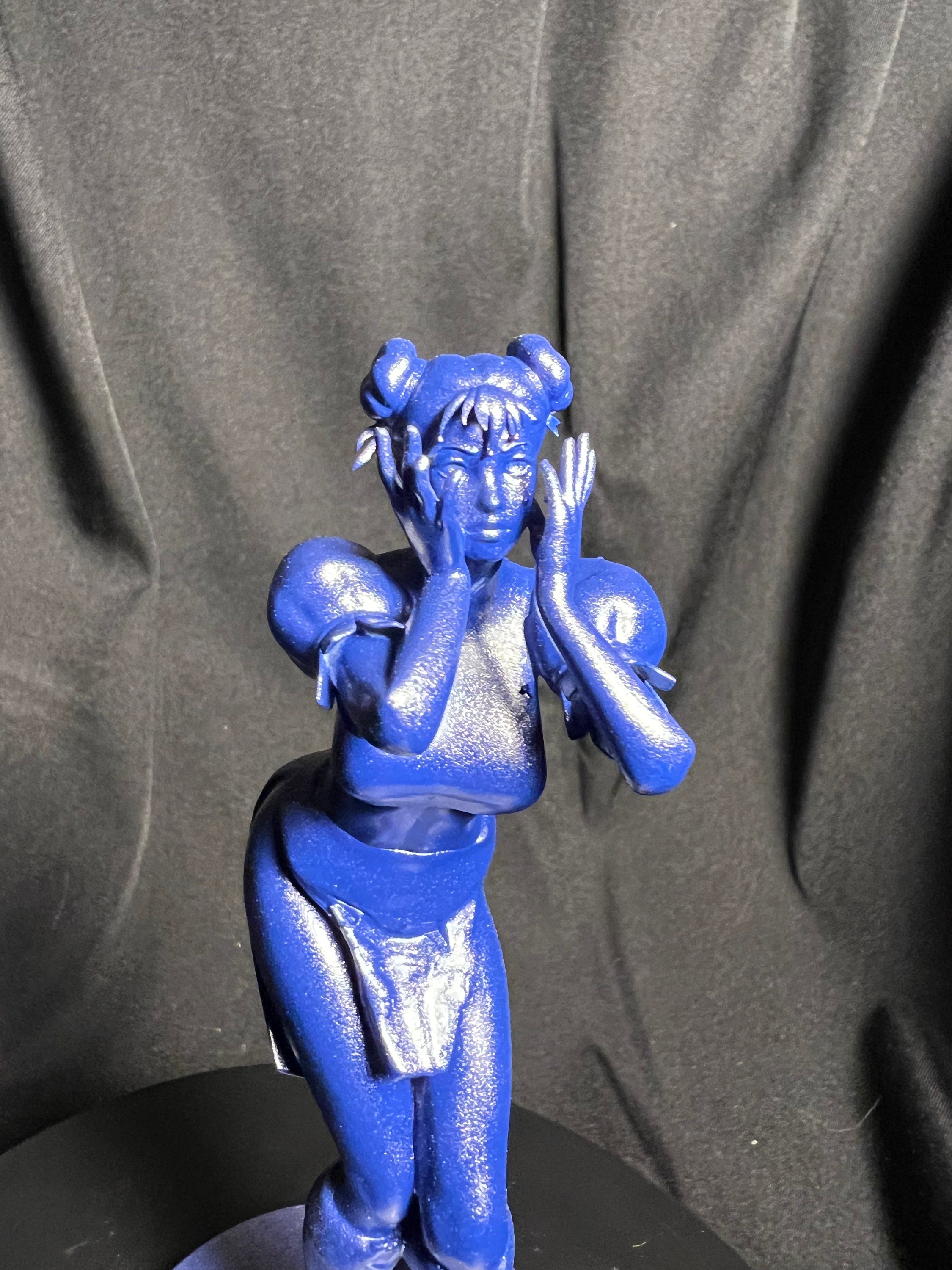 Chun-Li Figurine: 5" Unpainted Street Fighter Miniature