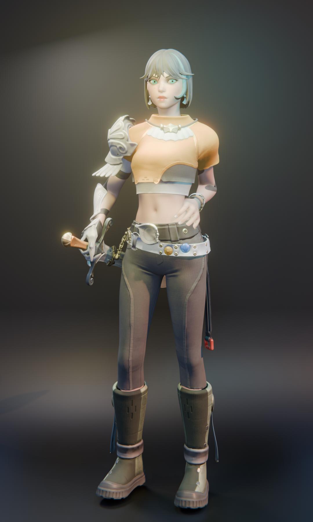 Elowen the Warrior / Woman Fighter Figure