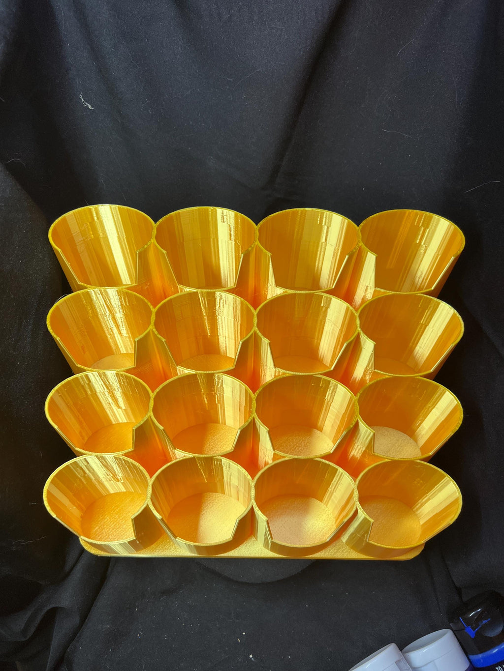 16 Slot Stepped Paint Tube Holder for 4 oz/120 ml Tubes