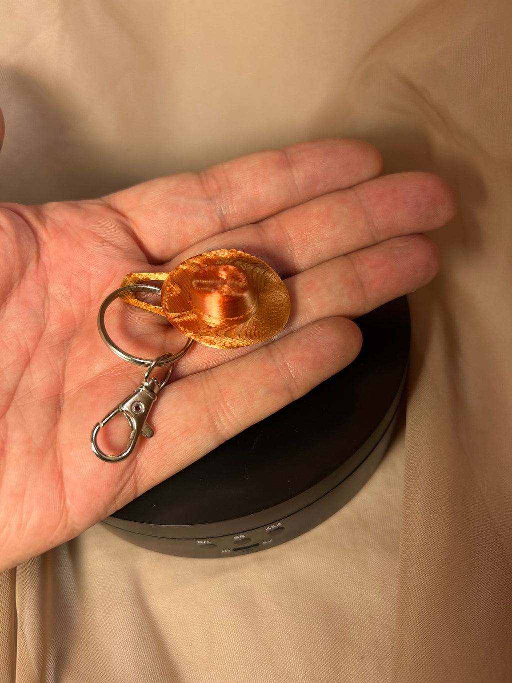 Cowboy hat keychain / Western Keychain