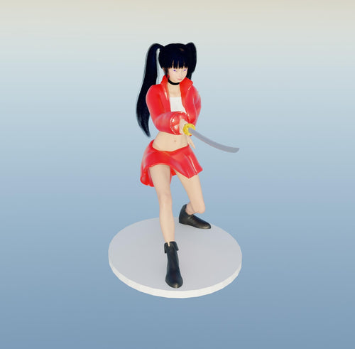 Anime Sword Fighting Girl
