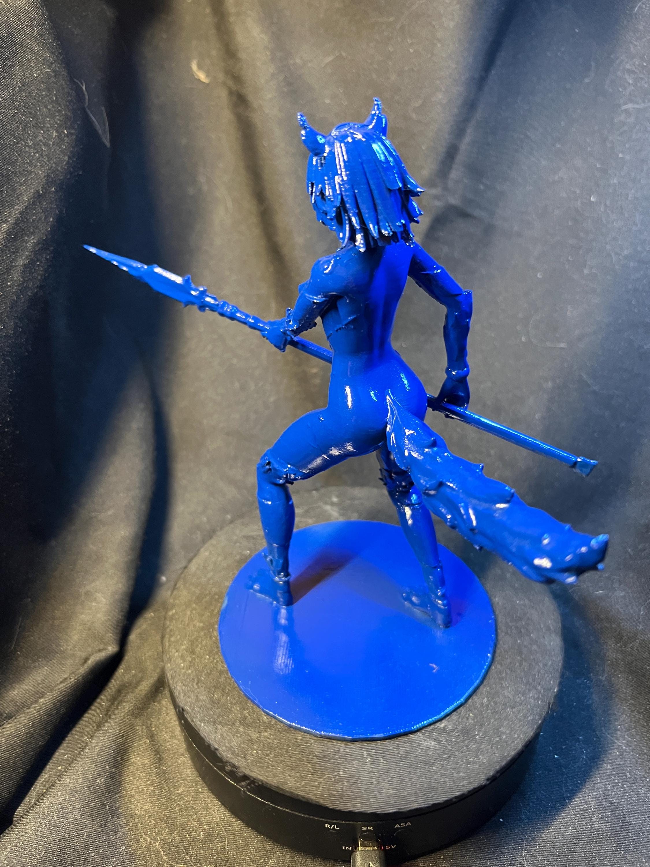 Fox Warrior Huntress with Spear – Fierce Fantasy Figure