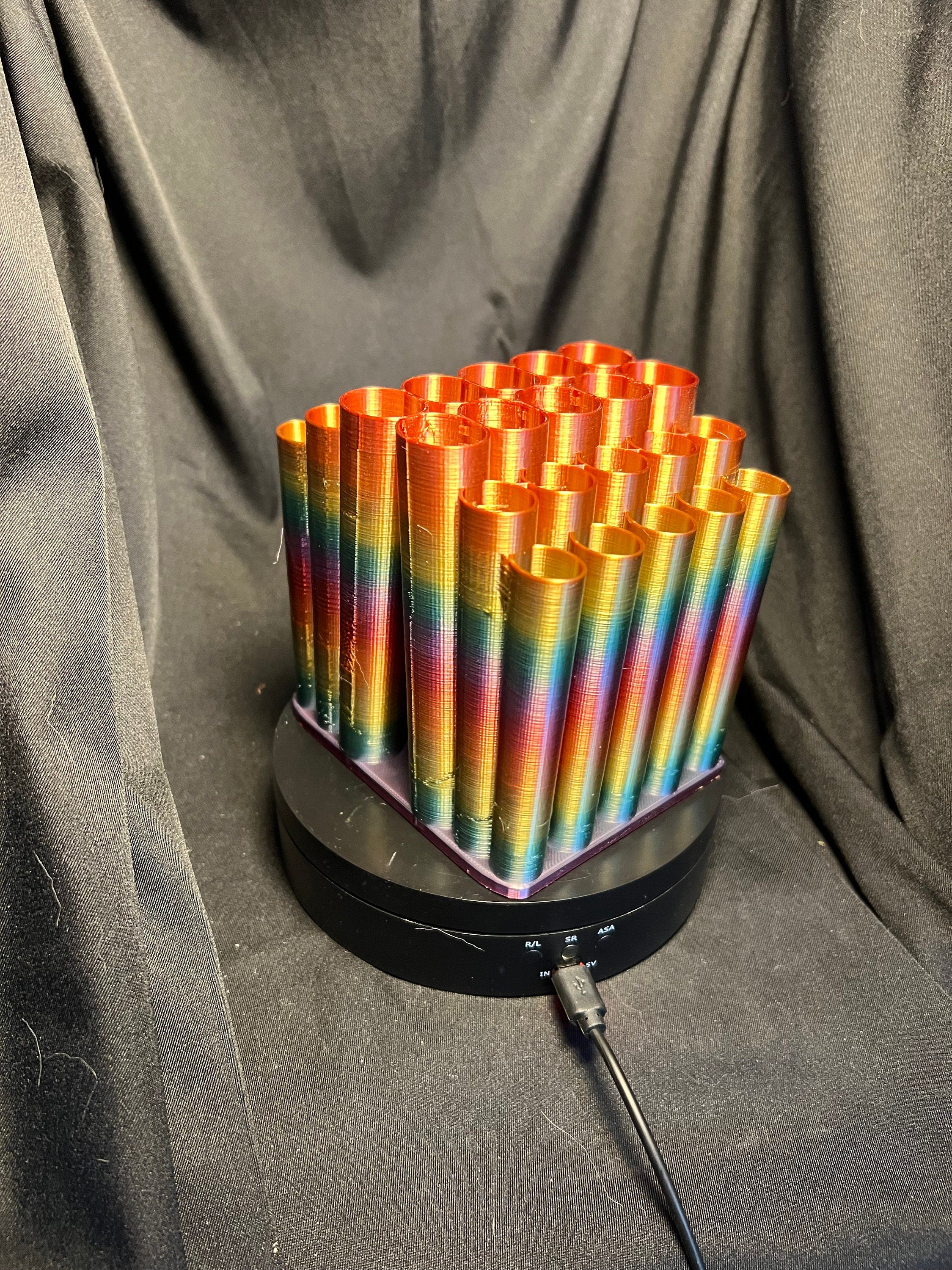 Tubular 30 section Brush and Pencil Holder