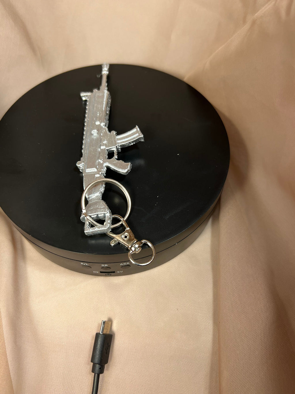 Machine Gun Keychain