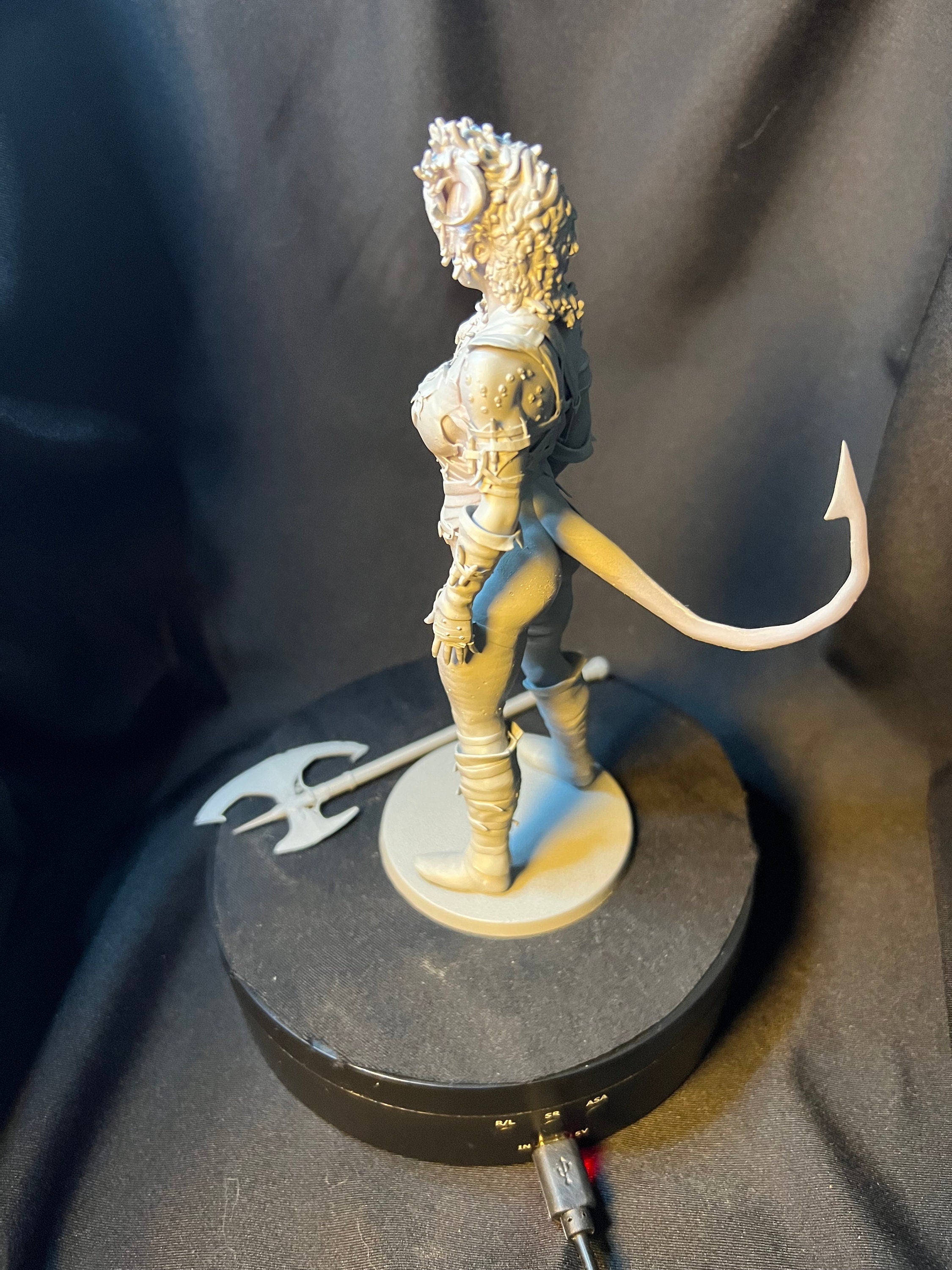 Karlach from Baldurs Gate 3 Figure /  Tiefling Barbarian Figurine