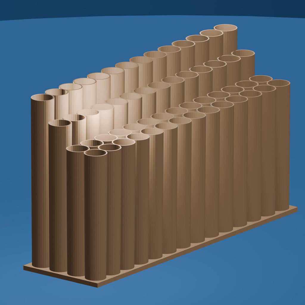 56 slot Tubular Brush Holder / Pencil Desktop Holder