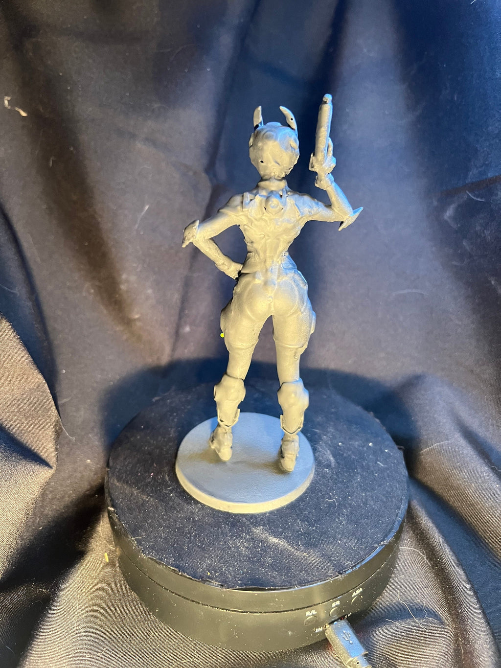 Sci-fi Bunny Figure / Video Game Character