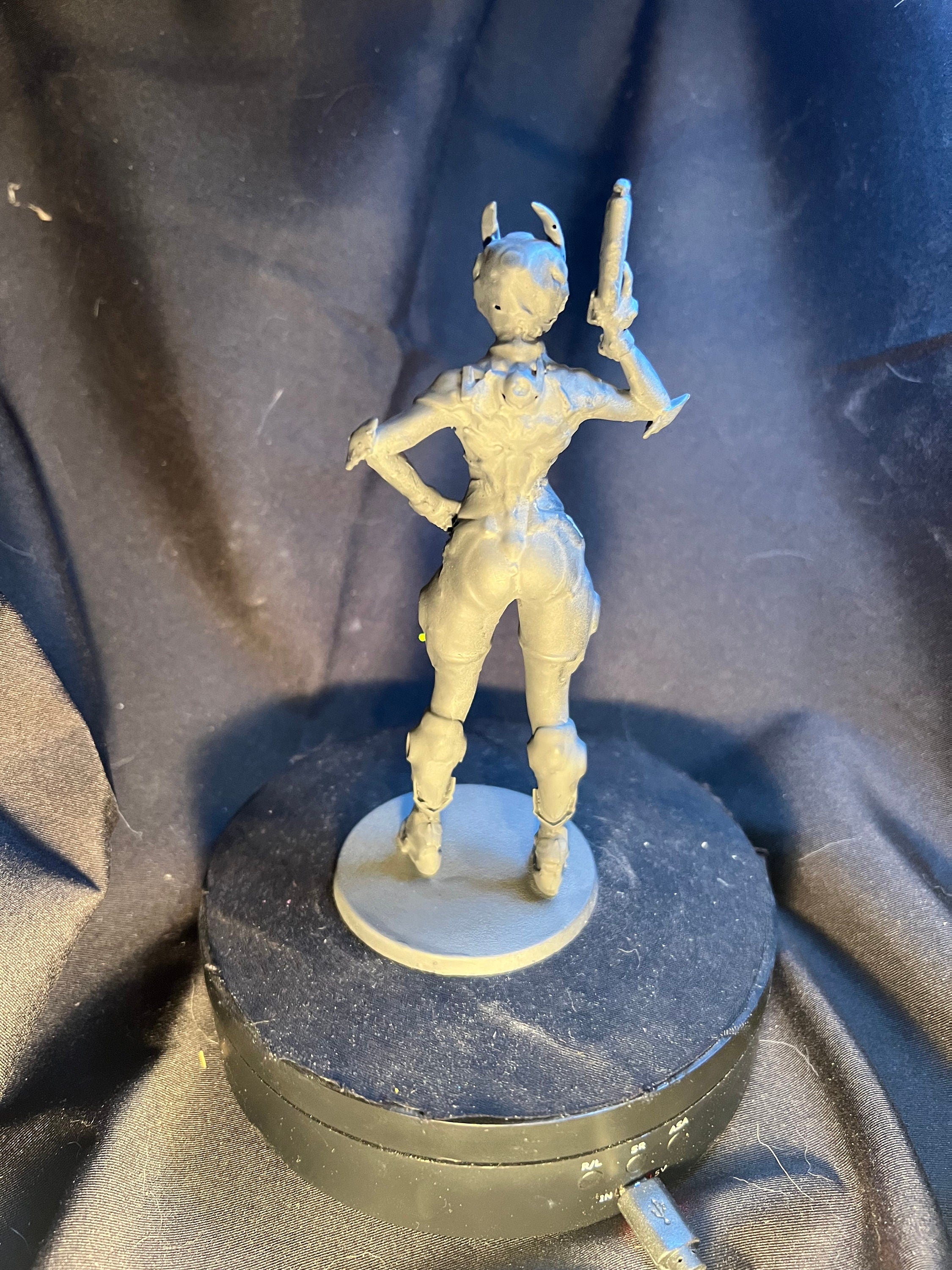 Sci-fi Bunny Figure / Video Game Character