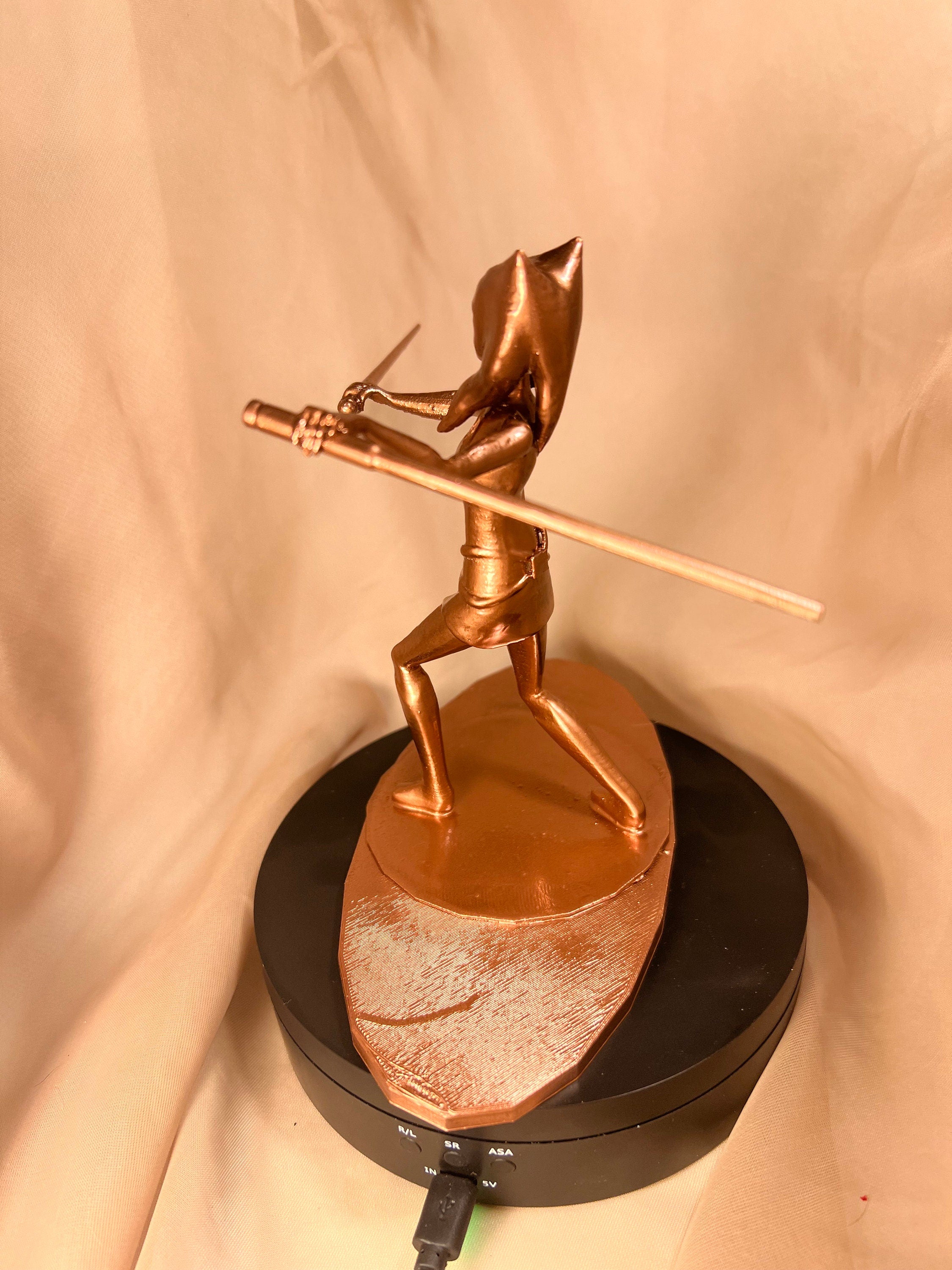 Space Warrior Girl Figure: 3D Printed Fan Art Miniature