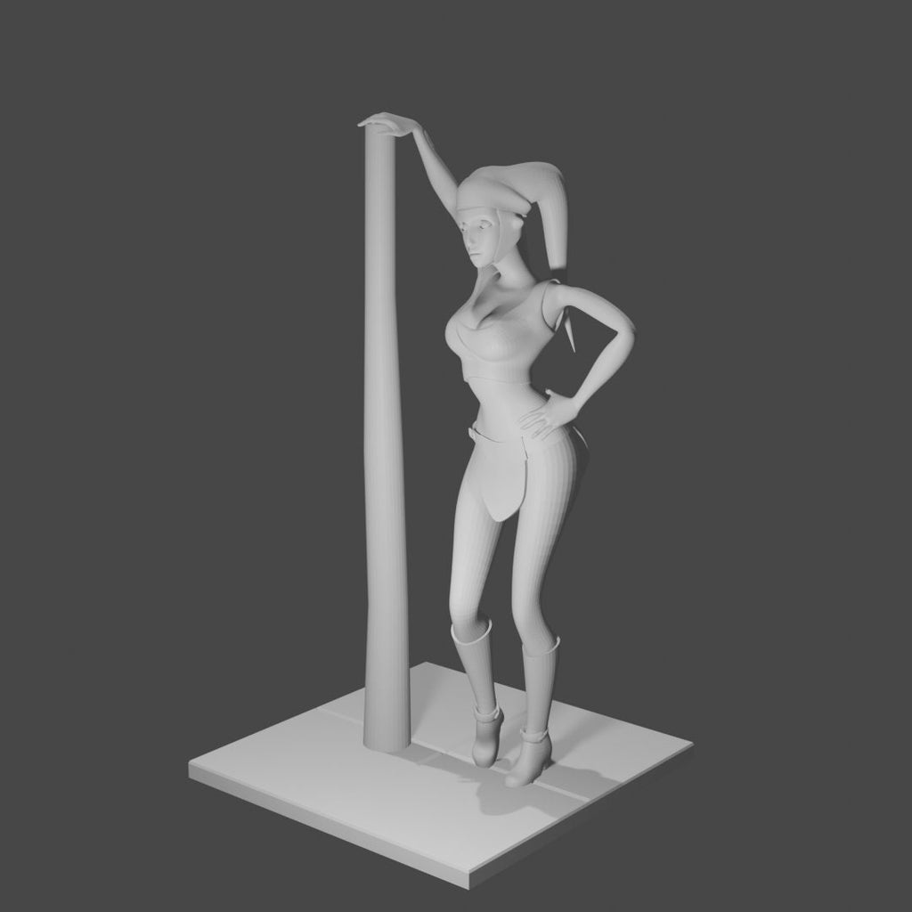 Sexy Alien Woman / Head tailed Figure
