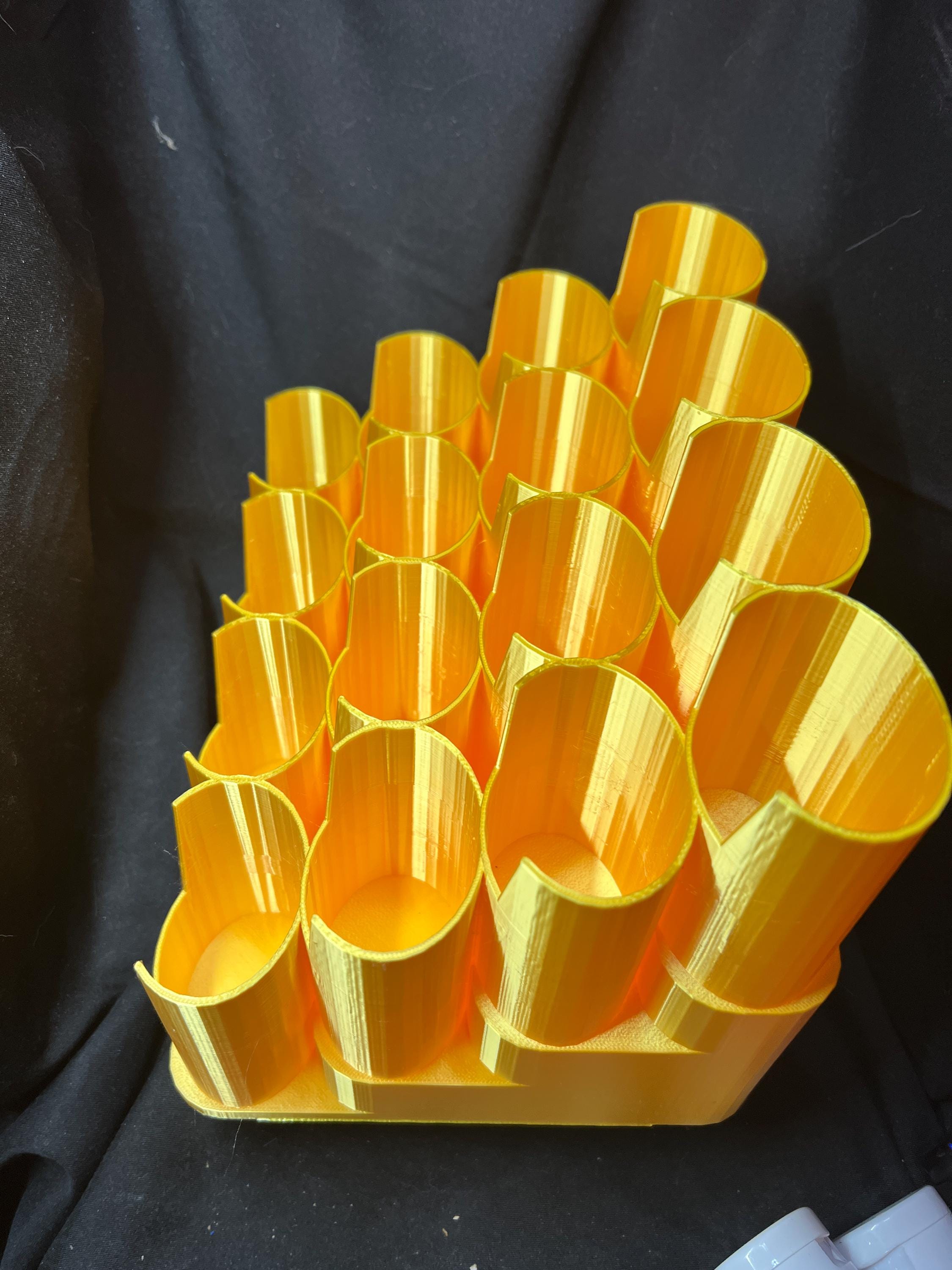 16 Slot Stepped Paint Tube Holder for 4 oz/120 ml Tubes