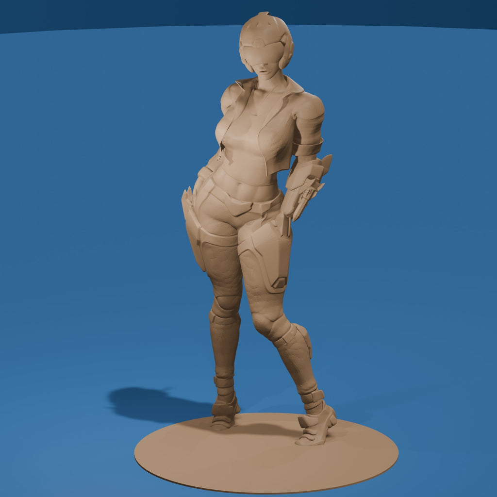Sexy Female Pilot Figure