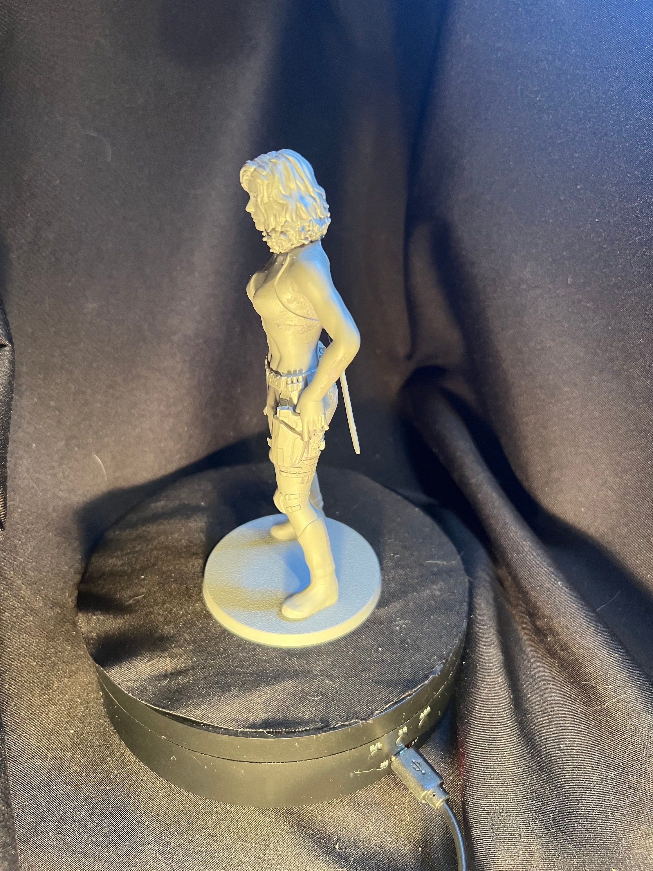 Modern Ninja Woman Figurine