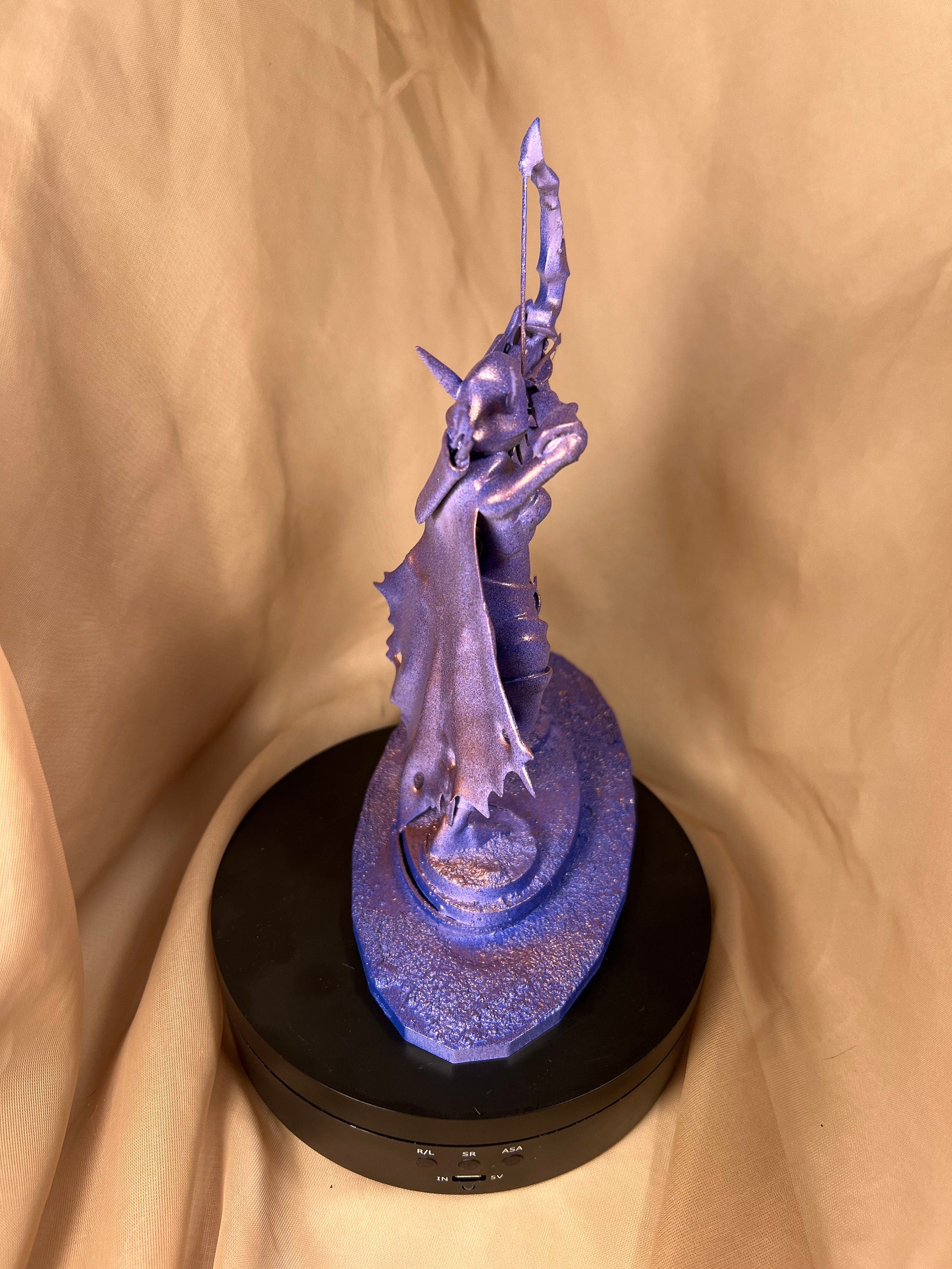 Female Elf Ranger Figure / Fantasy Bowman Woman Figurine