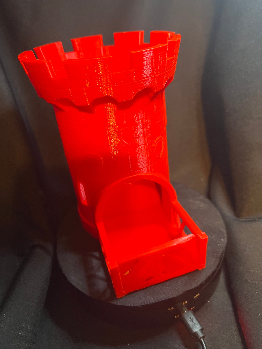 Dungeons and Dragons Dice Tower Round