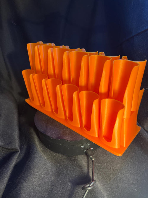 Acrylic Paint Tube Holder: Double Decker, 24 Slot Organizer, For 12 ml / .4 oz tubes.